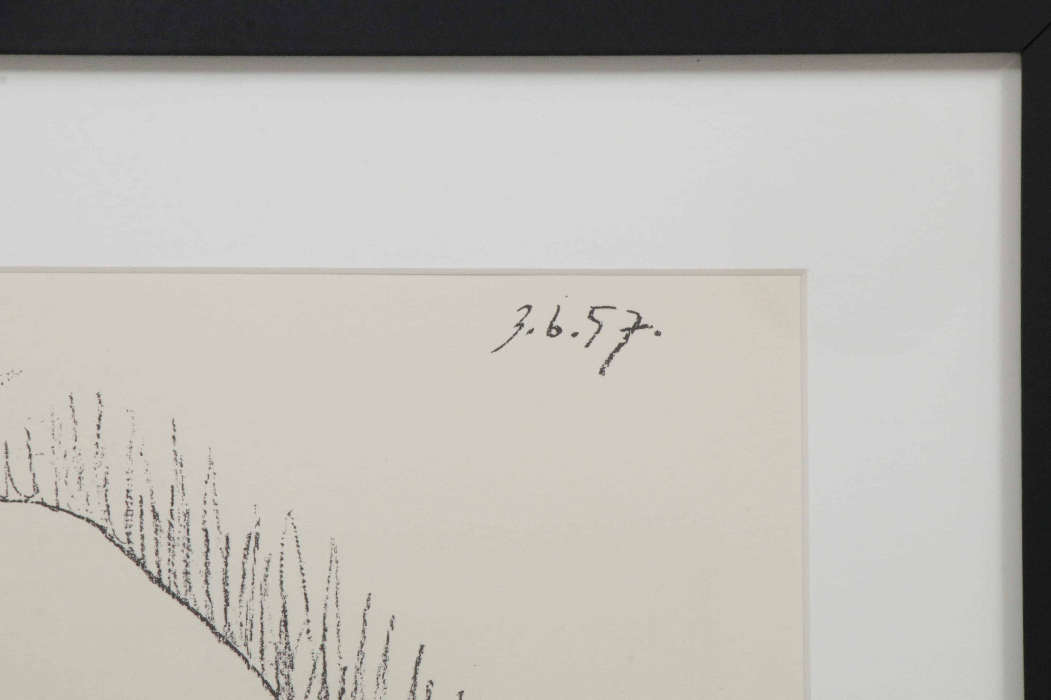 Pablo Picasso Reproduction Lithograph "Portrait of Daniel-Henry Kahnweiler"