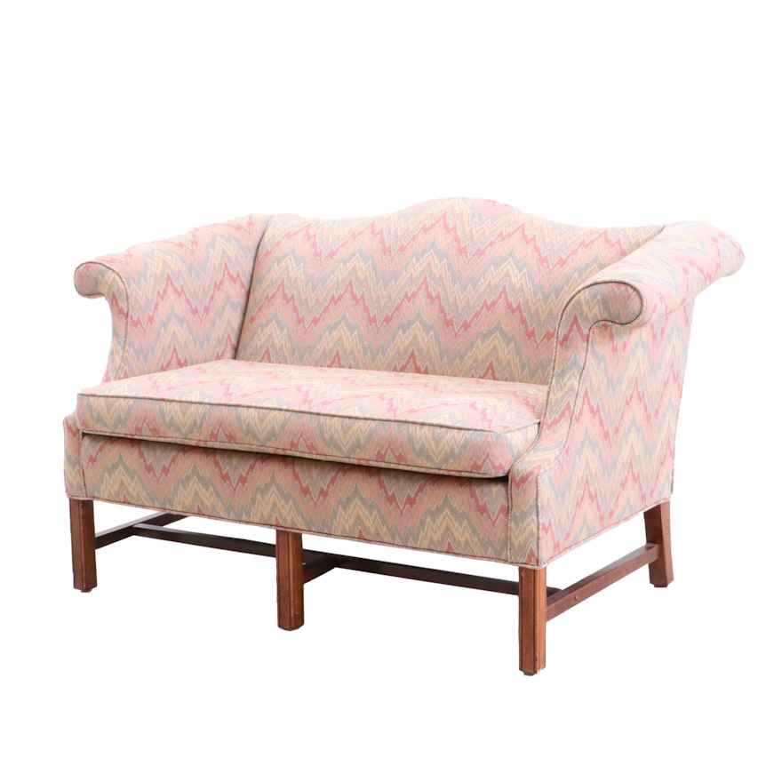Edwards Furniture Flamestitch Sofa, Contemporary