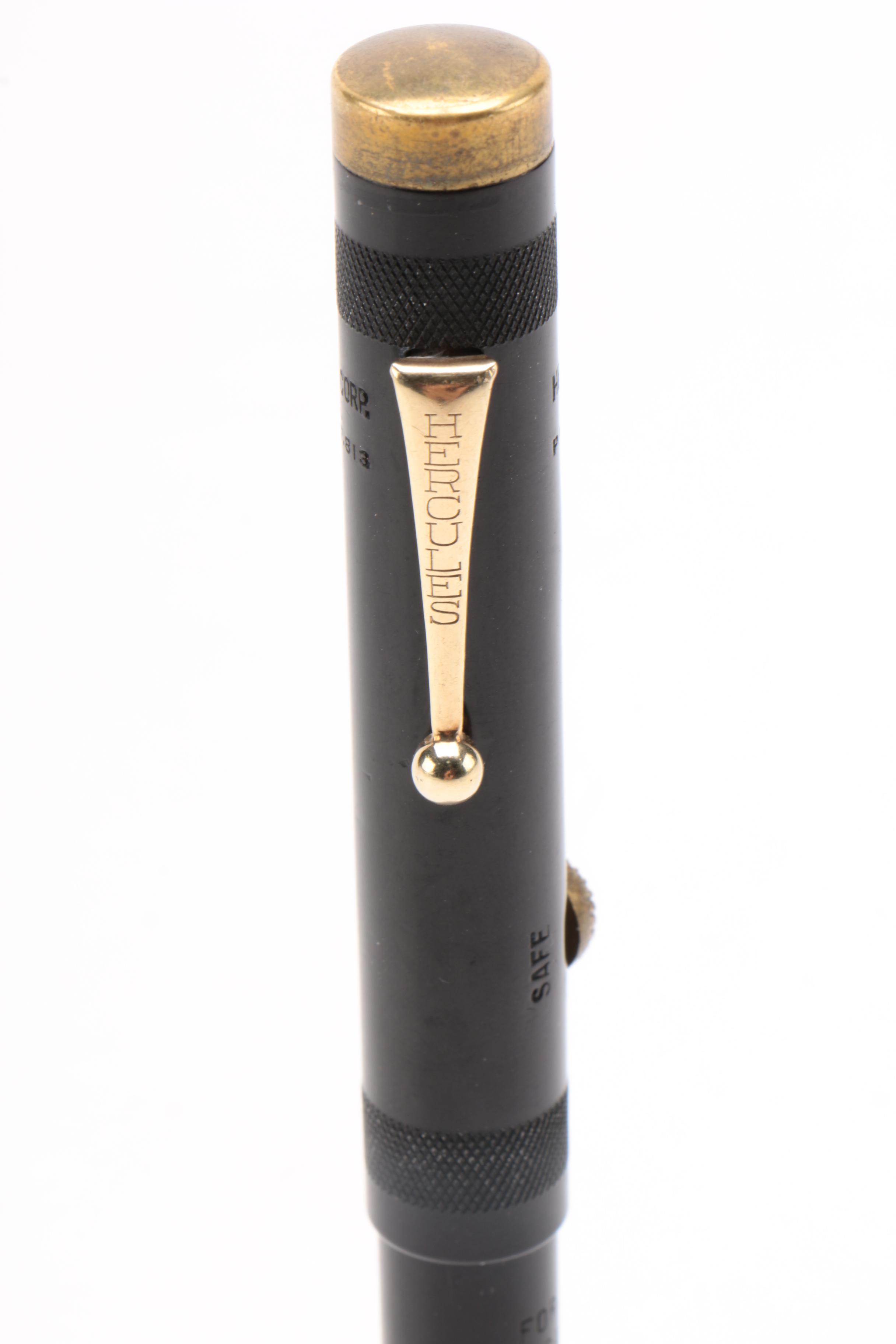 Hercules Gas-Munitions Corp. Model 35 Police Issue Tear Gas Pen, Mid-Century