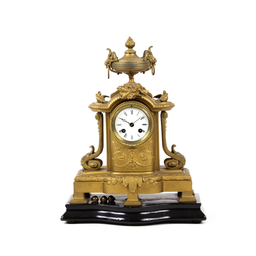 French Provincial Mantel Clock