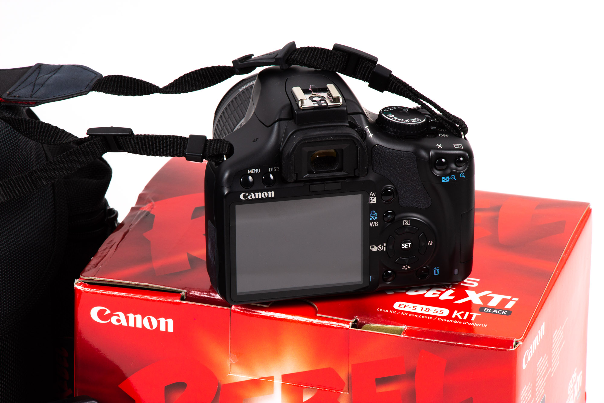 Canon EOS Digital Rebel XSI Camera and Lens