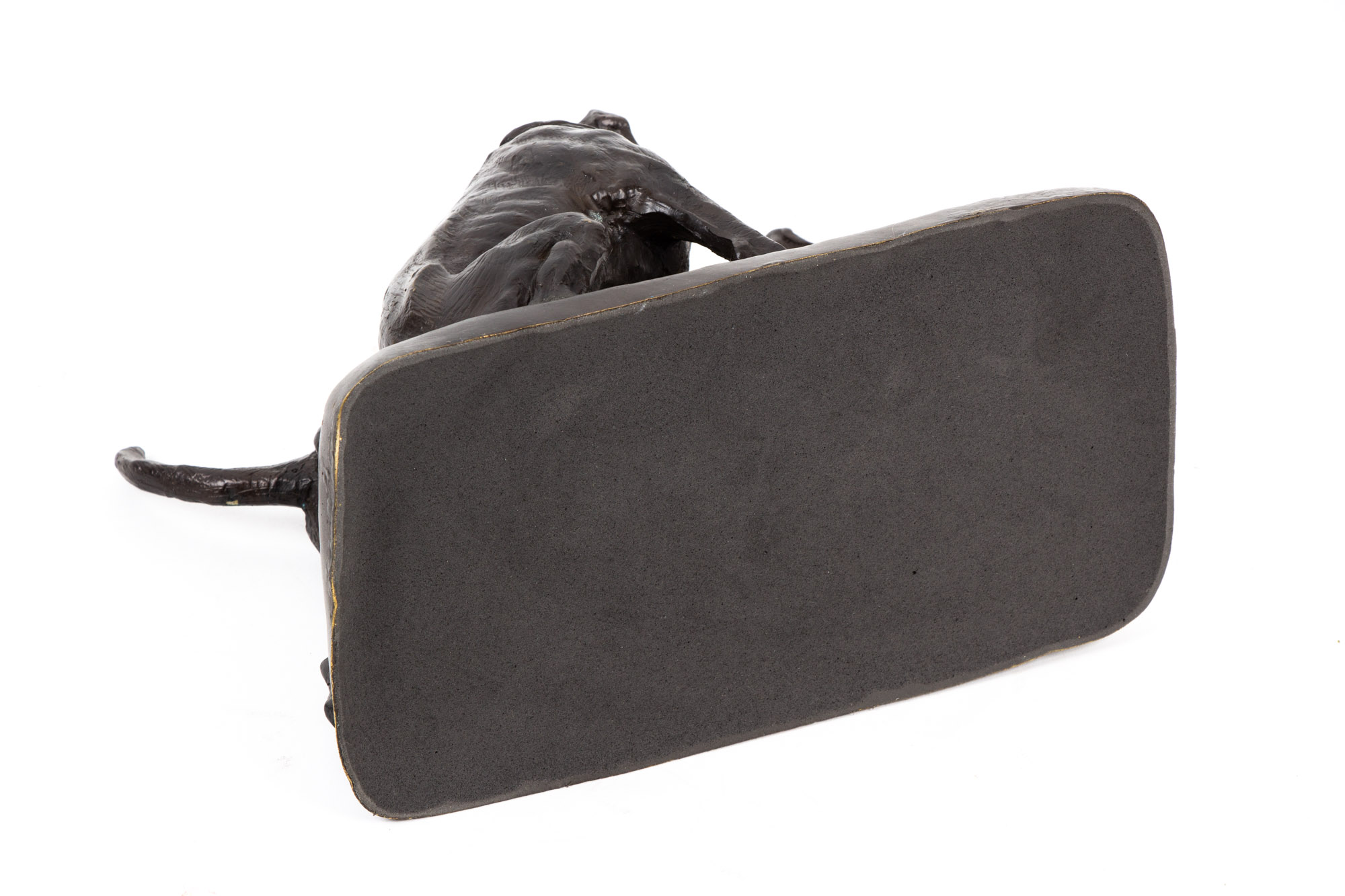 Bronze Dog Sculpture