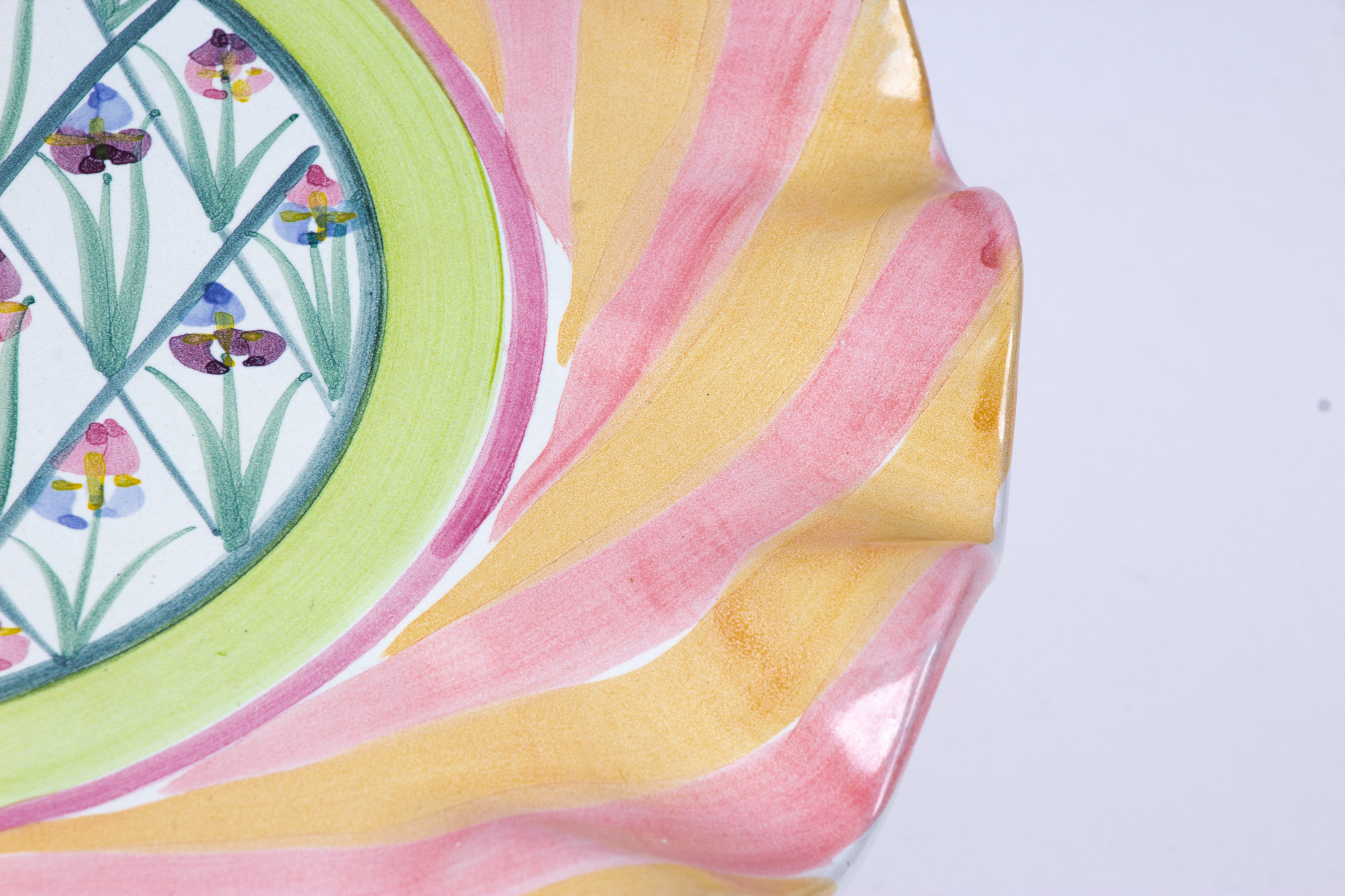 MacKenzie-Childs "Striped Awning" Cake Dome with "Taylor" Cake Stand