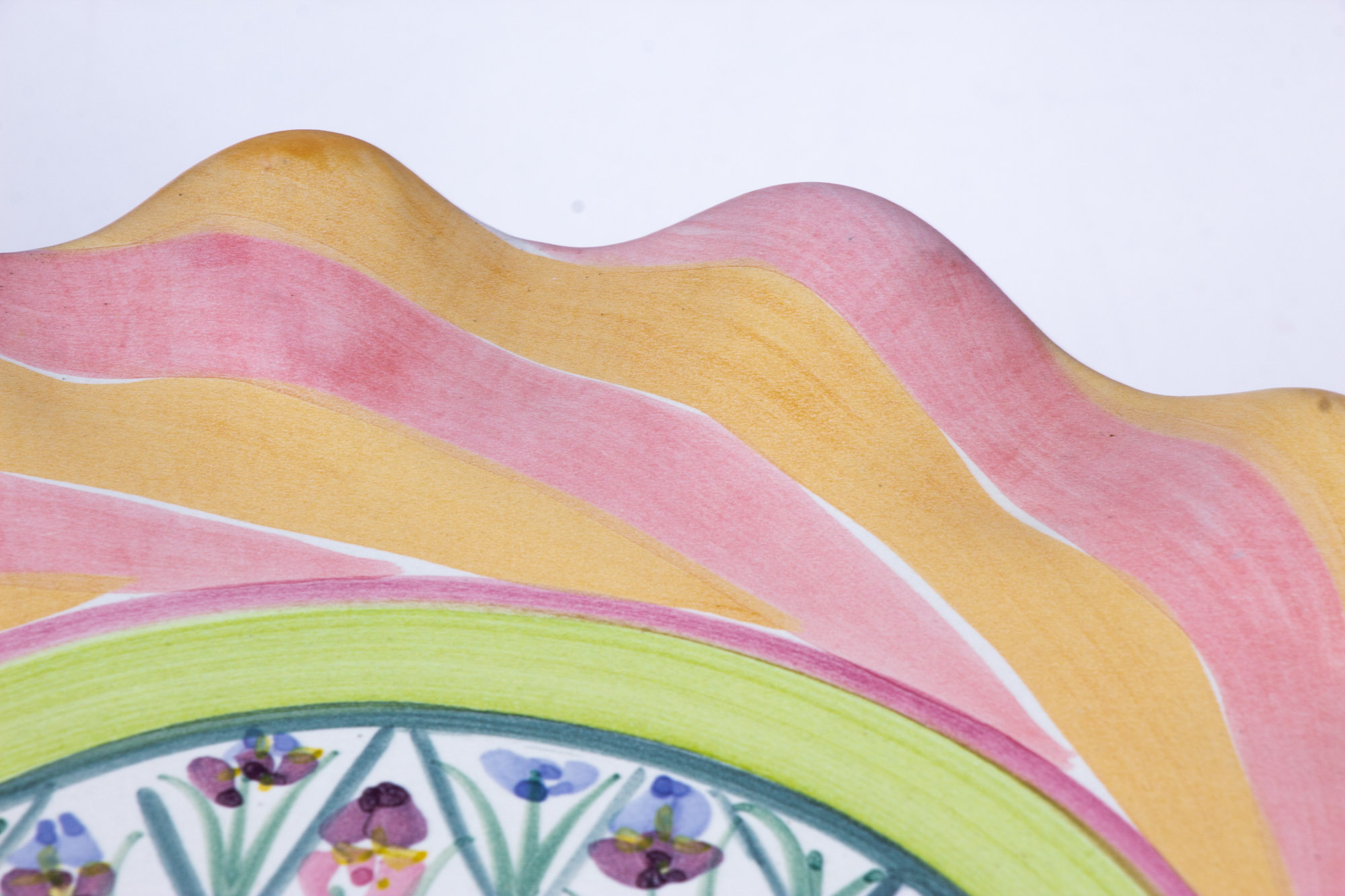 MacKenzie-Childs "Striped Awning" Cake Dome with "Taylor" Cake Stand