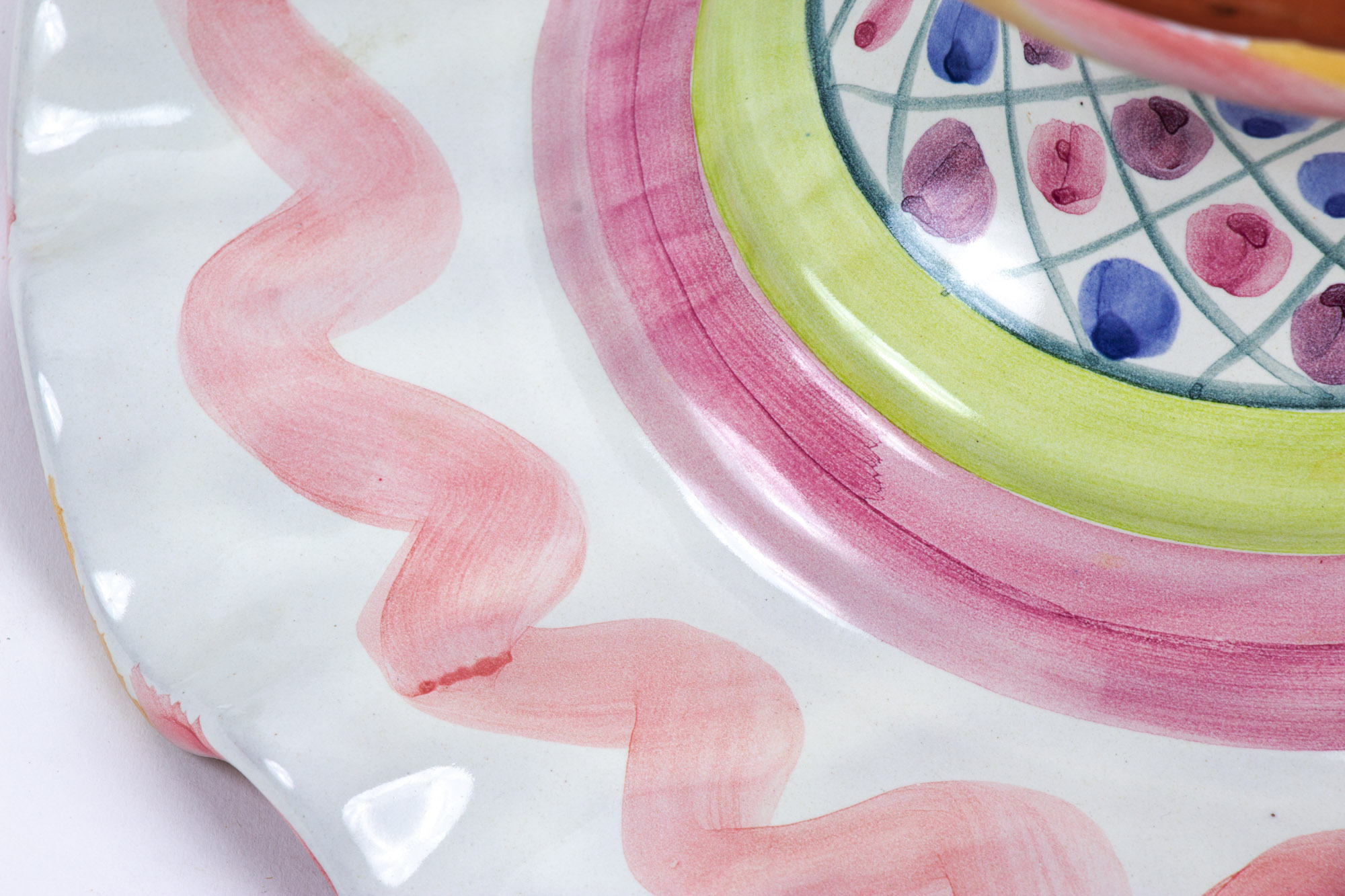 MacKenzie-Childs "Striped Awning" Cake Dome with "Taylor" Cake Stand