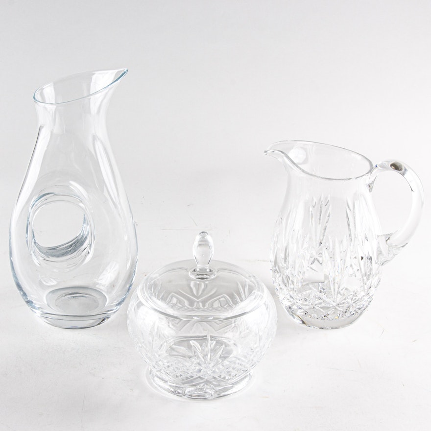 Bormioli Roco Pitcher and Crystal Serveware