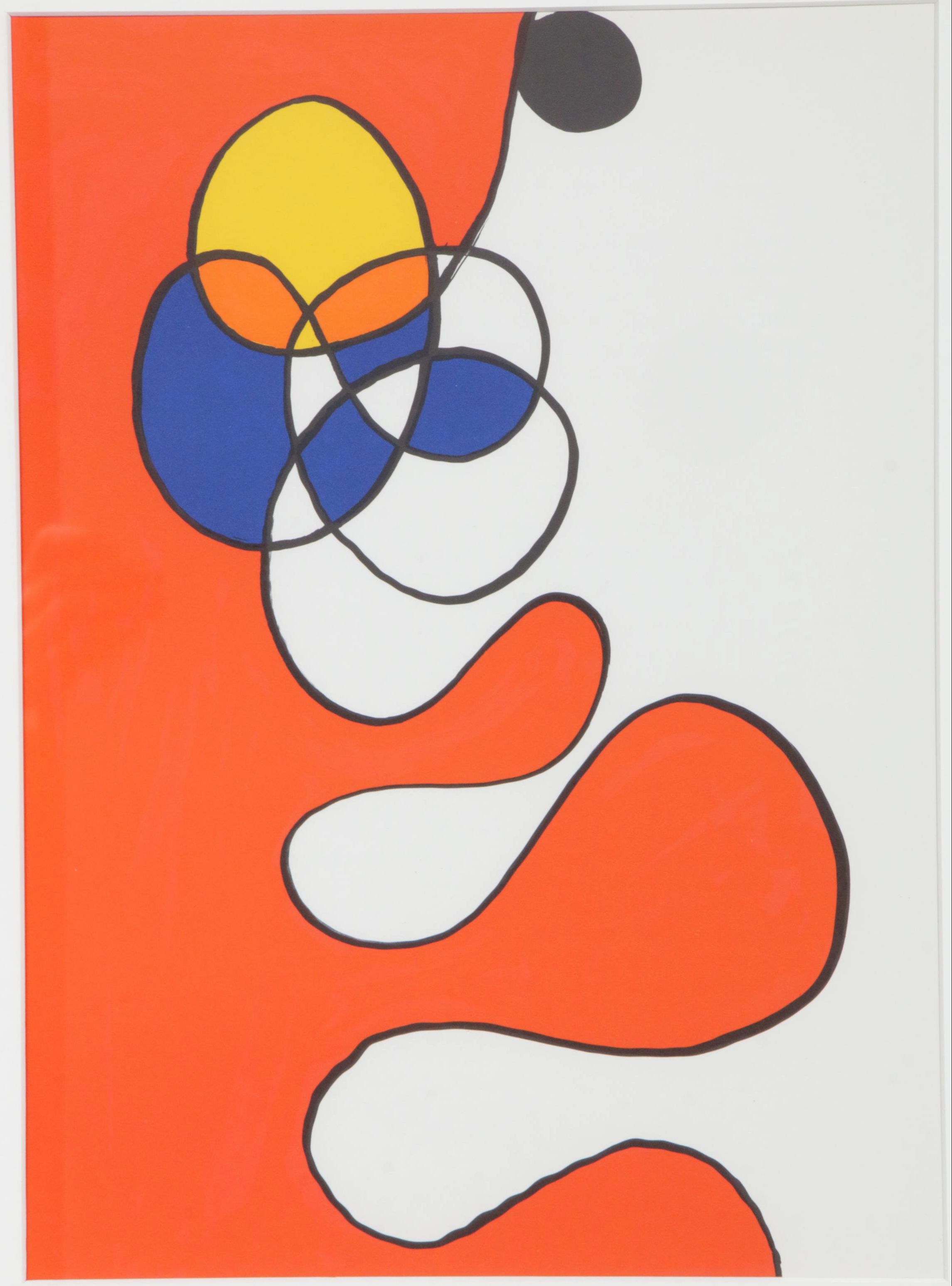 Alexander Calder Color Lithograph for "Derrière le Miroir"
