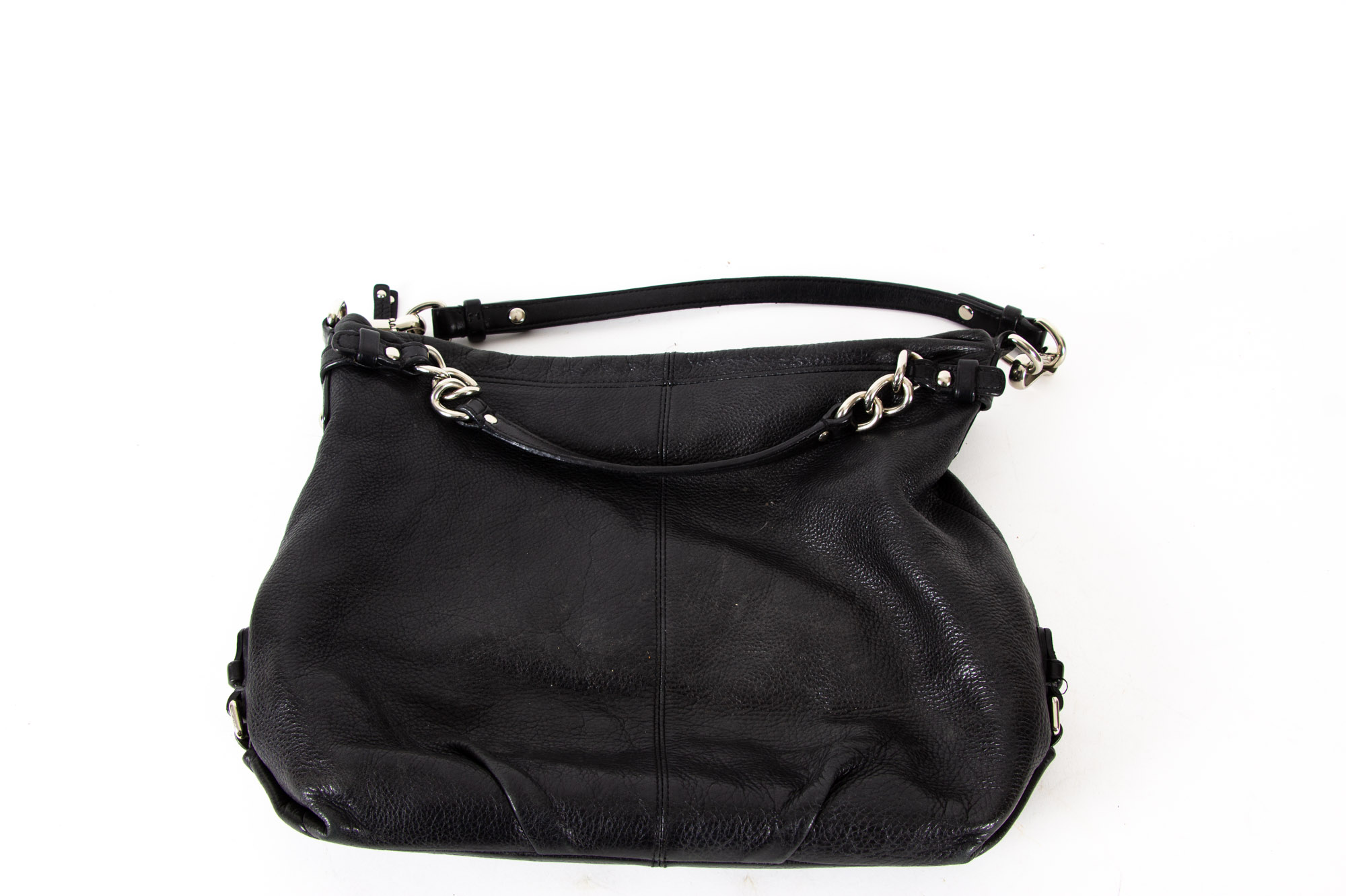 Coach Leather Gallery Tote, Brooke Leather Hobo Bag, and Signature Print Pouch