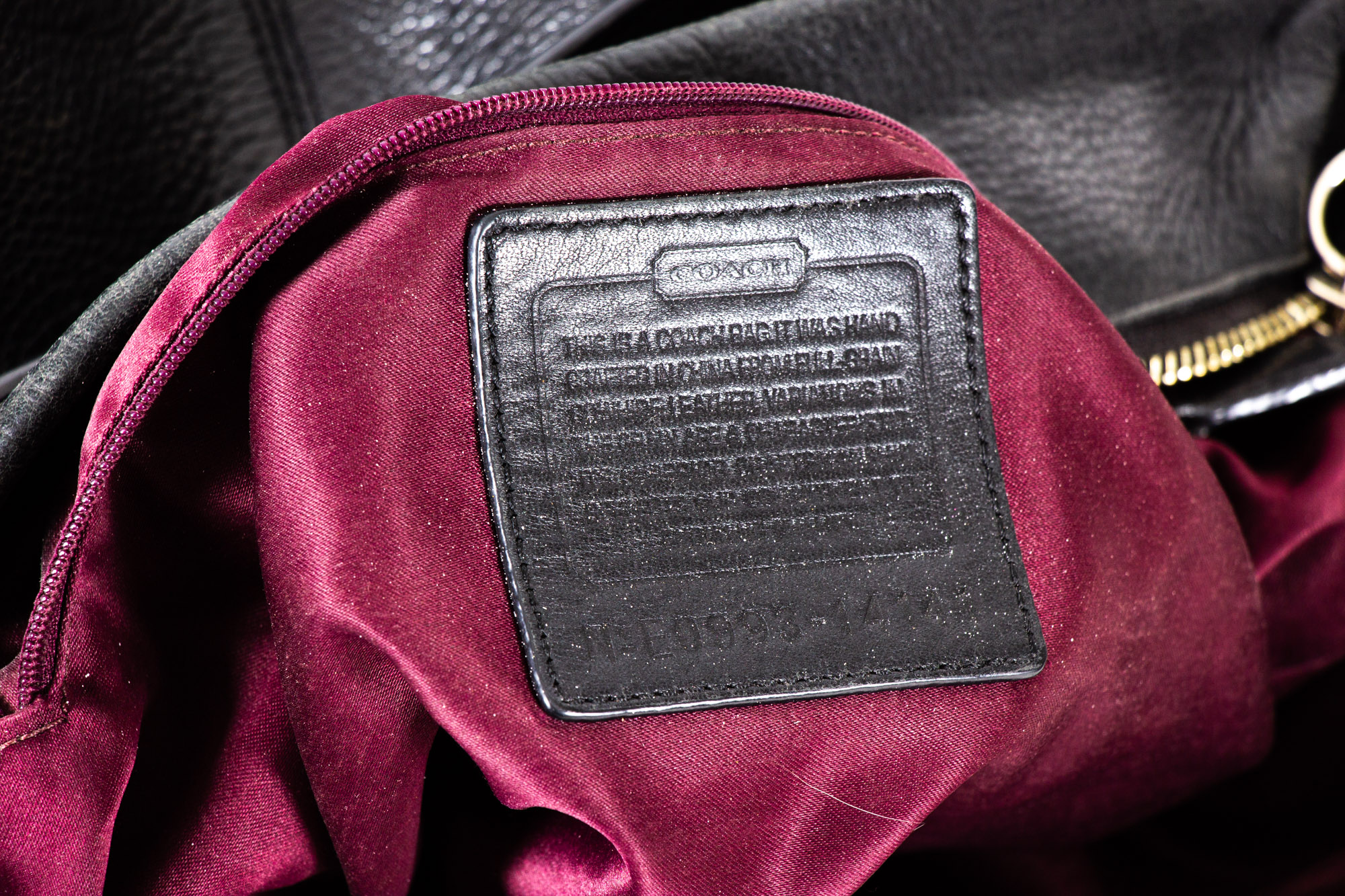 Coach Leather Gallery Tote, Brooke Leather Hobo Bag, and Signature Print Pouch