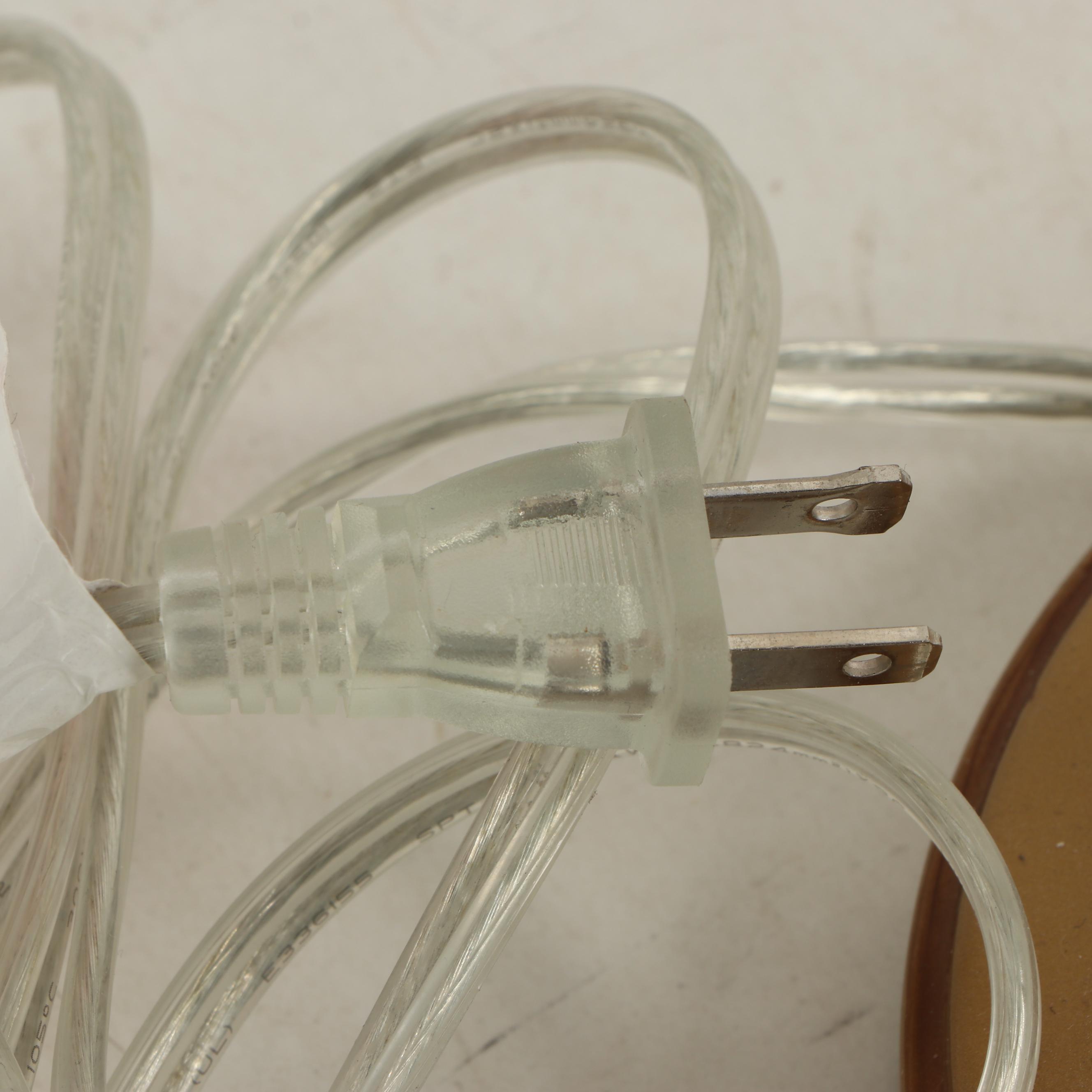 Pair of Acrylic Beaded Table Lamps