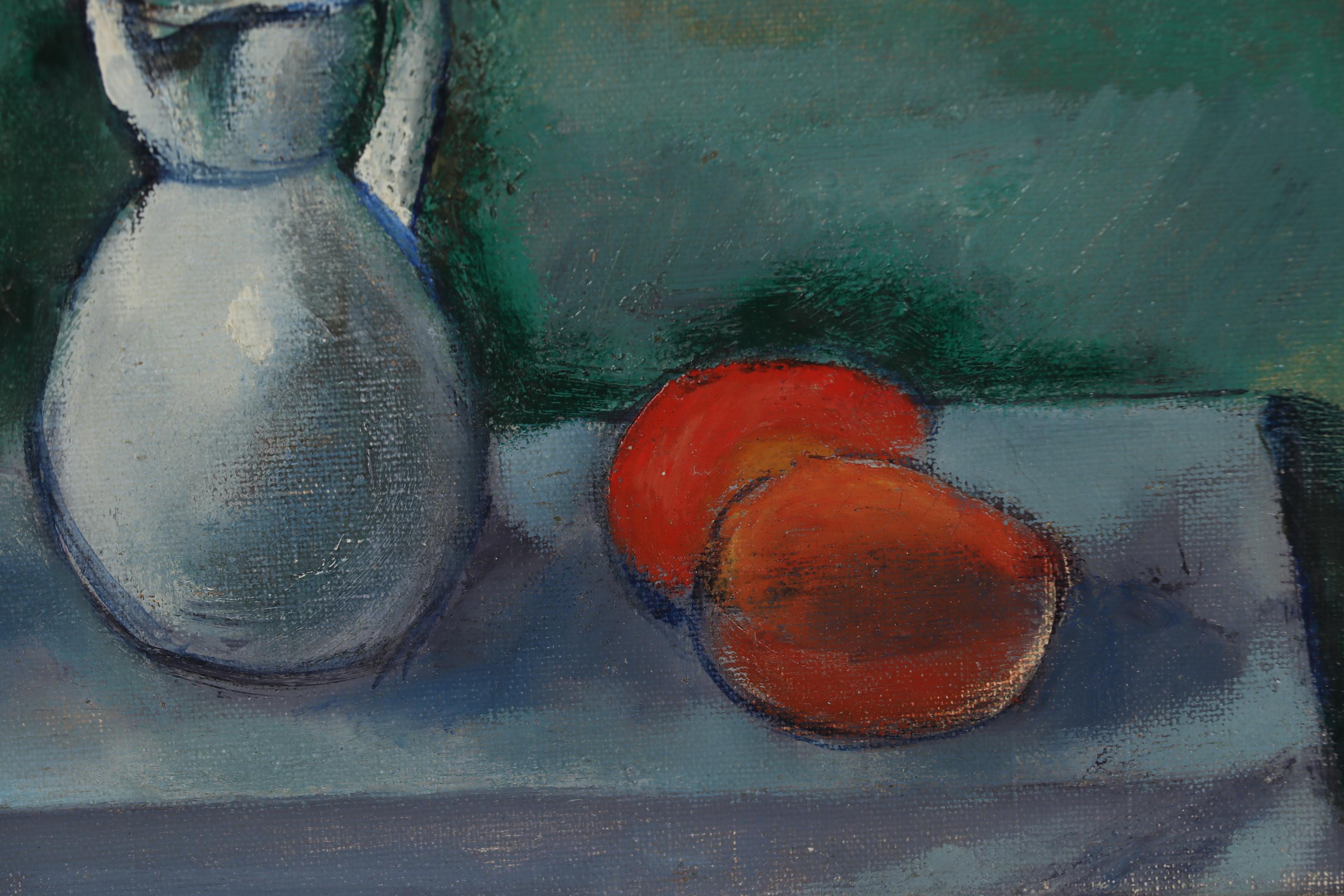 Edgar Yaeger 1956 Still Life Oil Painting