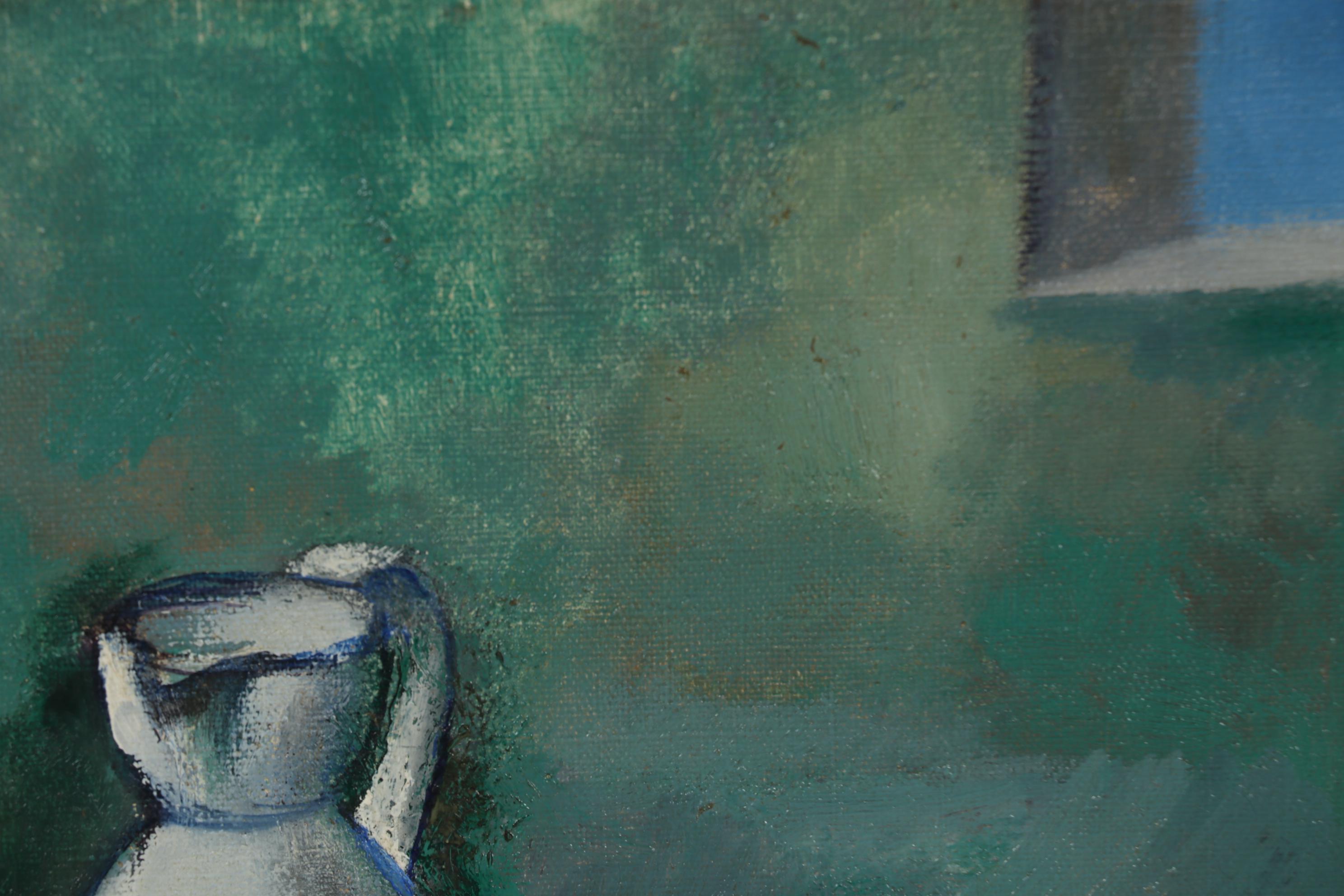 Edgar Yaeger 1956 Still Life Oil Painting