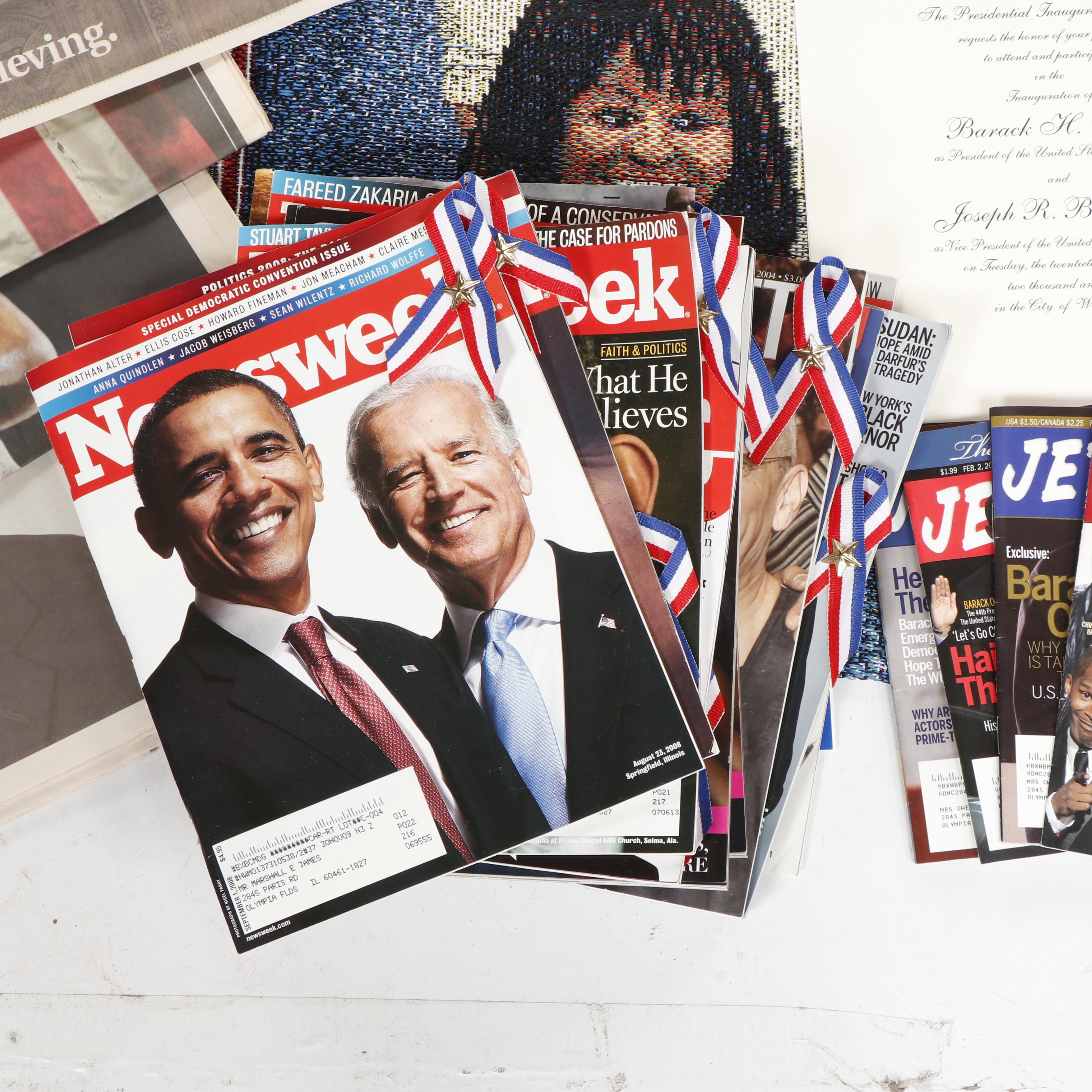 Barack and Michelle Obama Political Memorabilia and Collectibles
