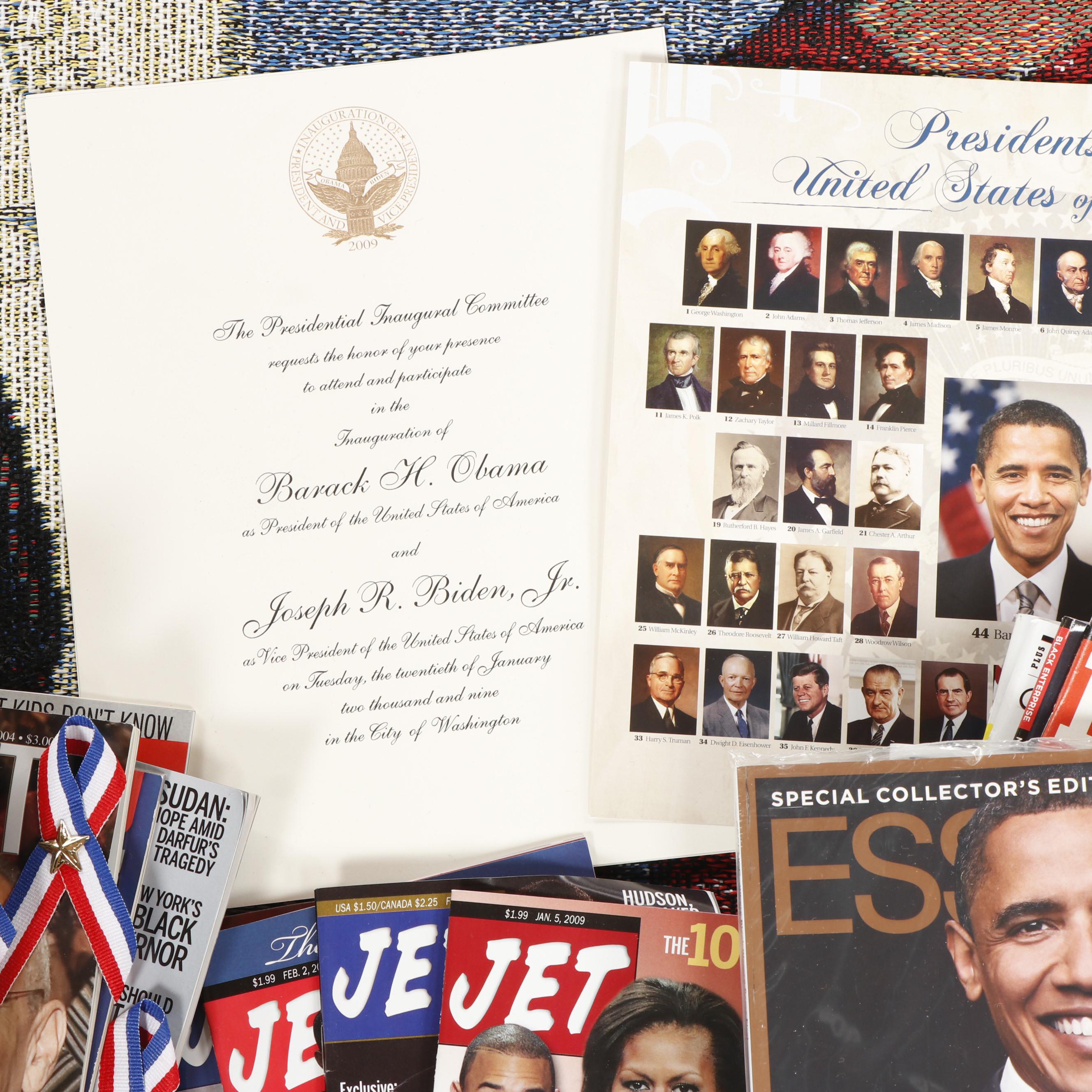 Barack and Michelle Obama Political Memorabilia and Collectibles