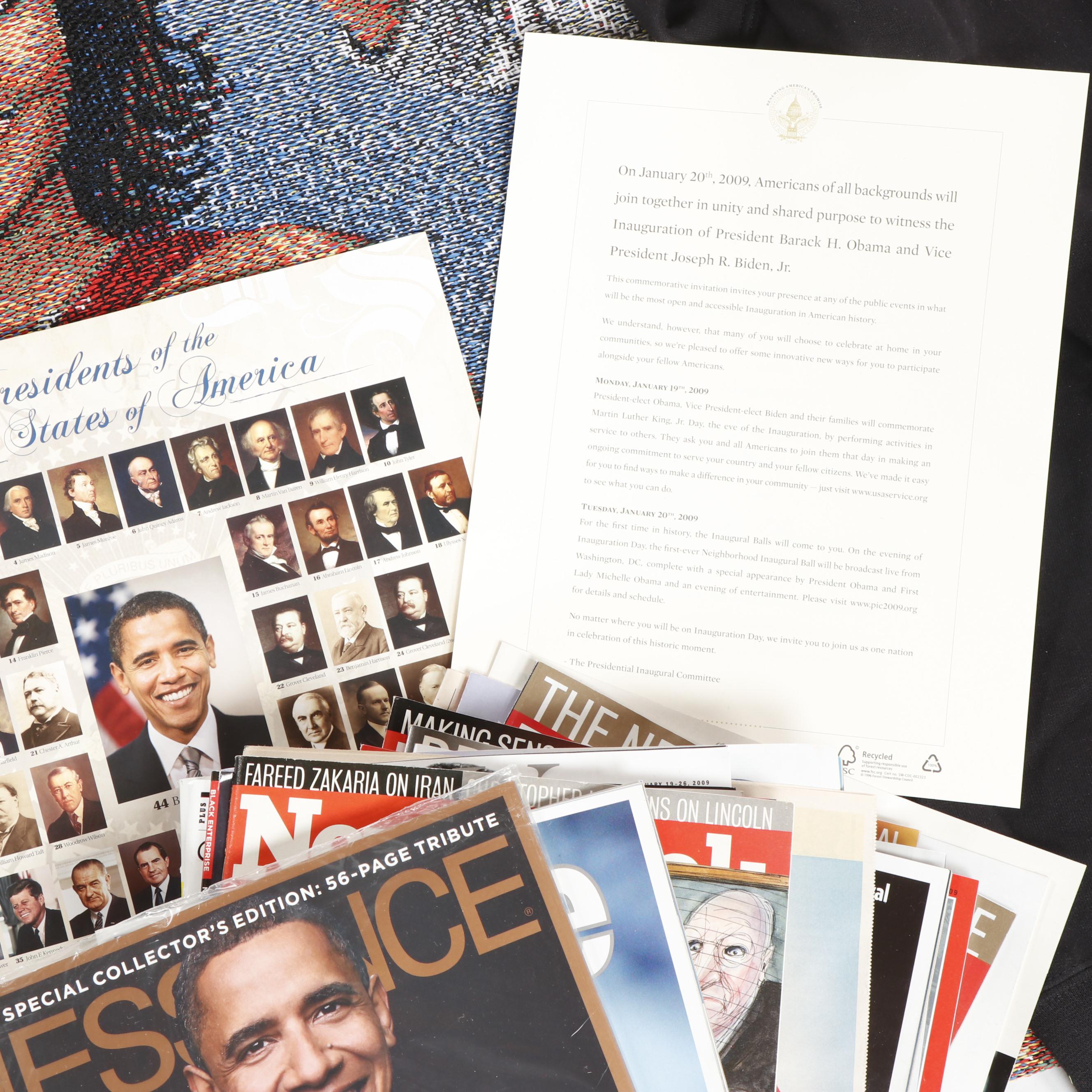Barack and Michelle Obama Political Memorabilia and Collectibles