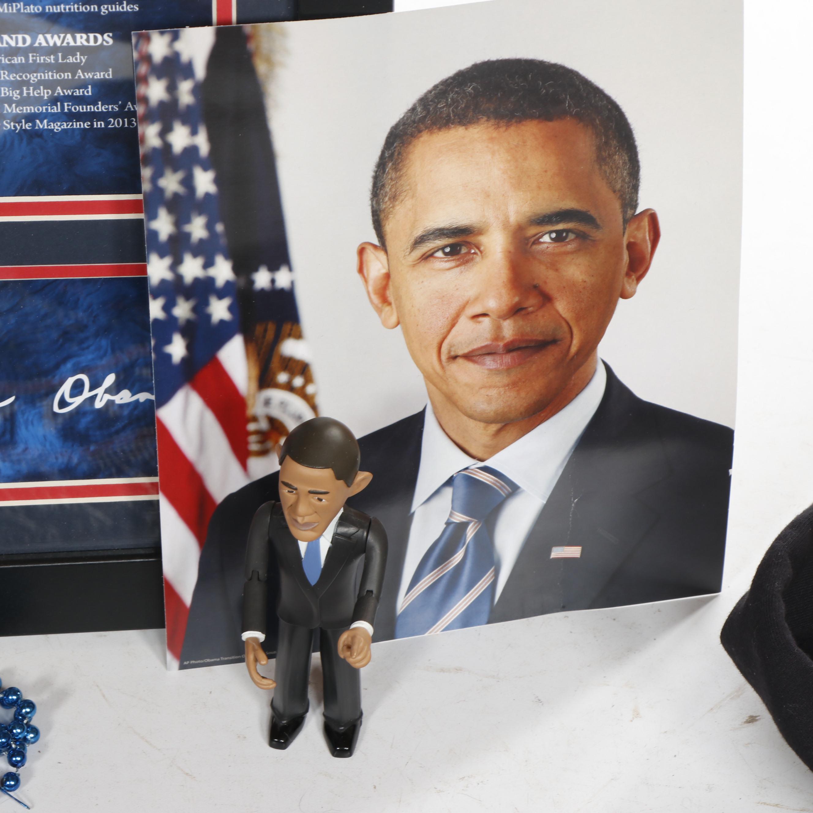 Barack and Michelle Obama Political Memorabilia and Collectibles
