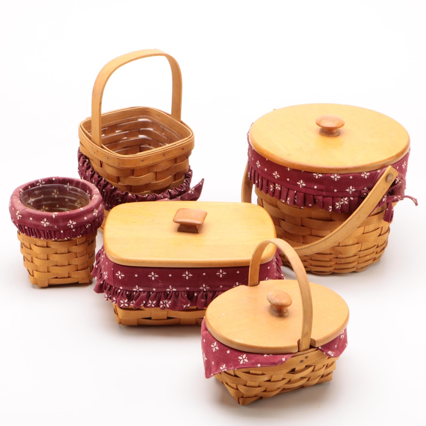 Longaberger Baskets including Address Basket