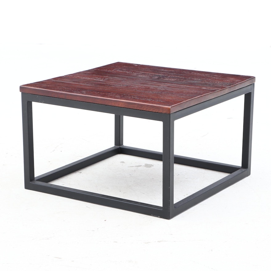 Contemporary Walnut Accent Table