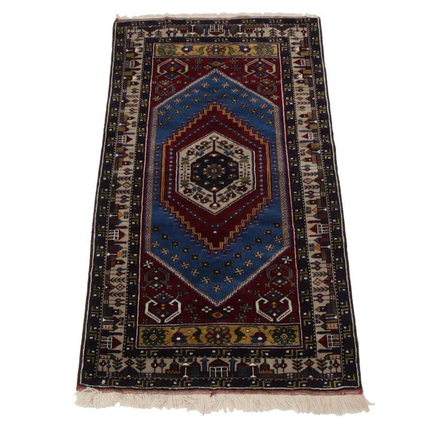 Hand-Knotted Northwest Persian Wool Rug