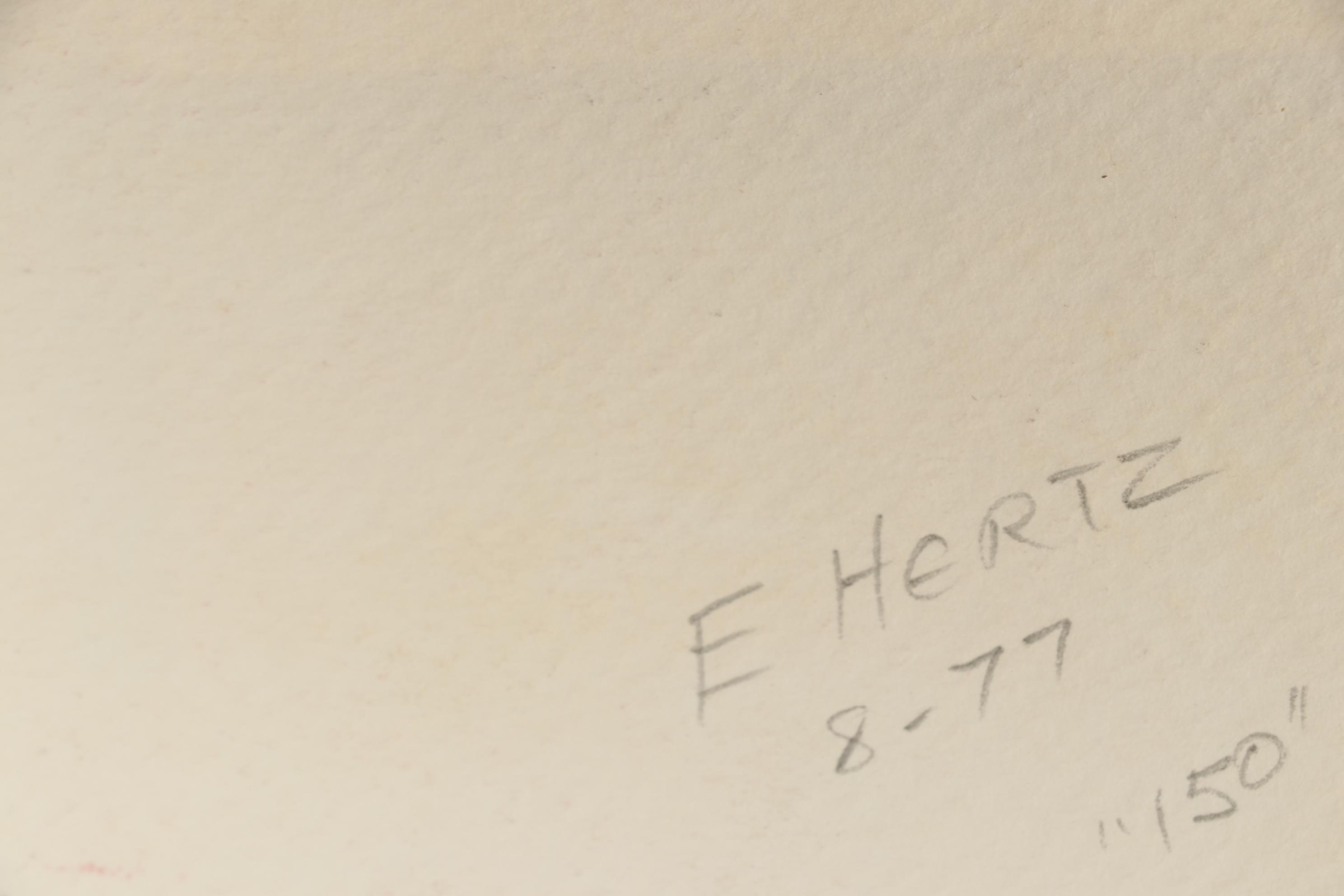 Beth Hertz 1977 Mixed Media Painting "150"