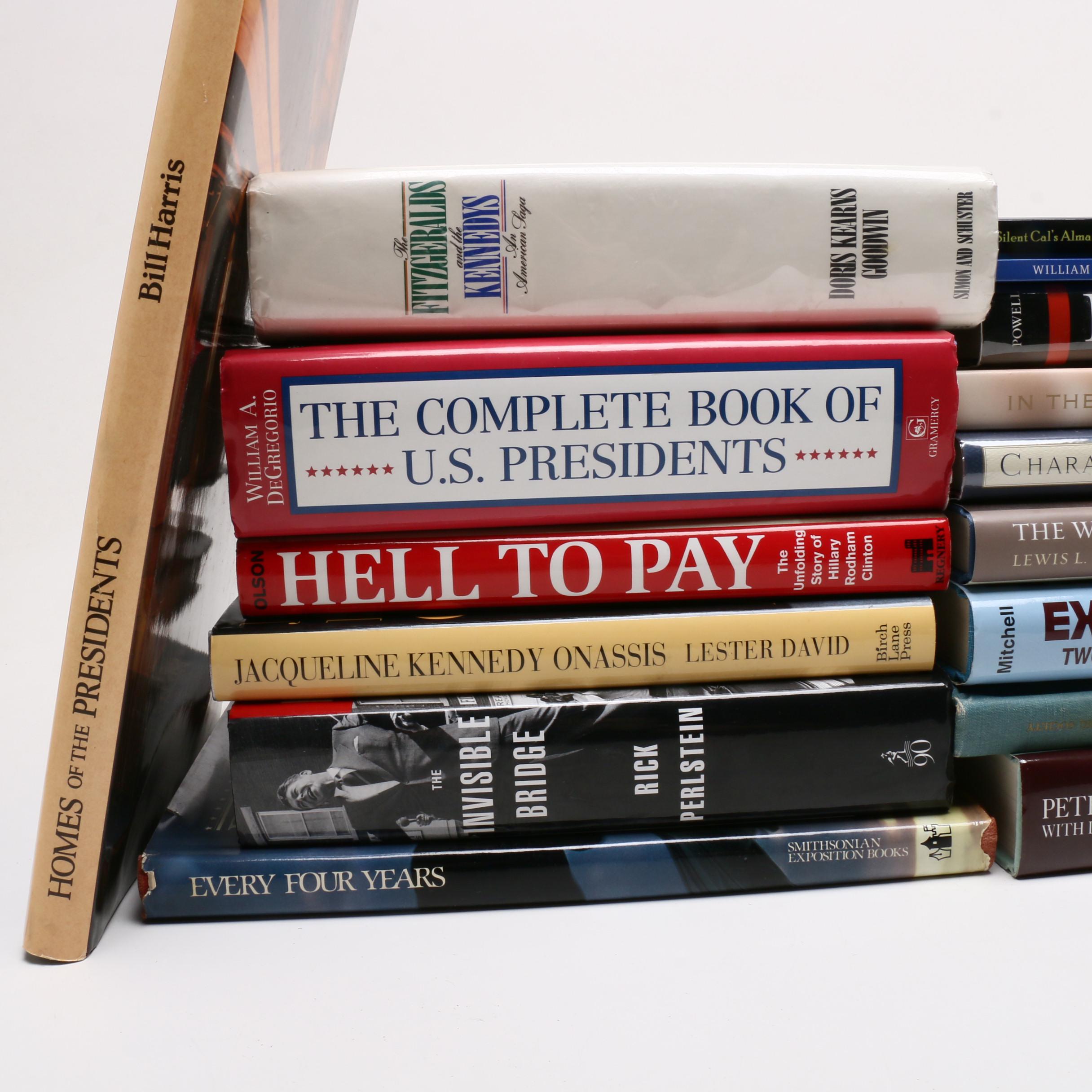 1929 "The Autobiography of Calvin Coolidge" with Other Presidential Books