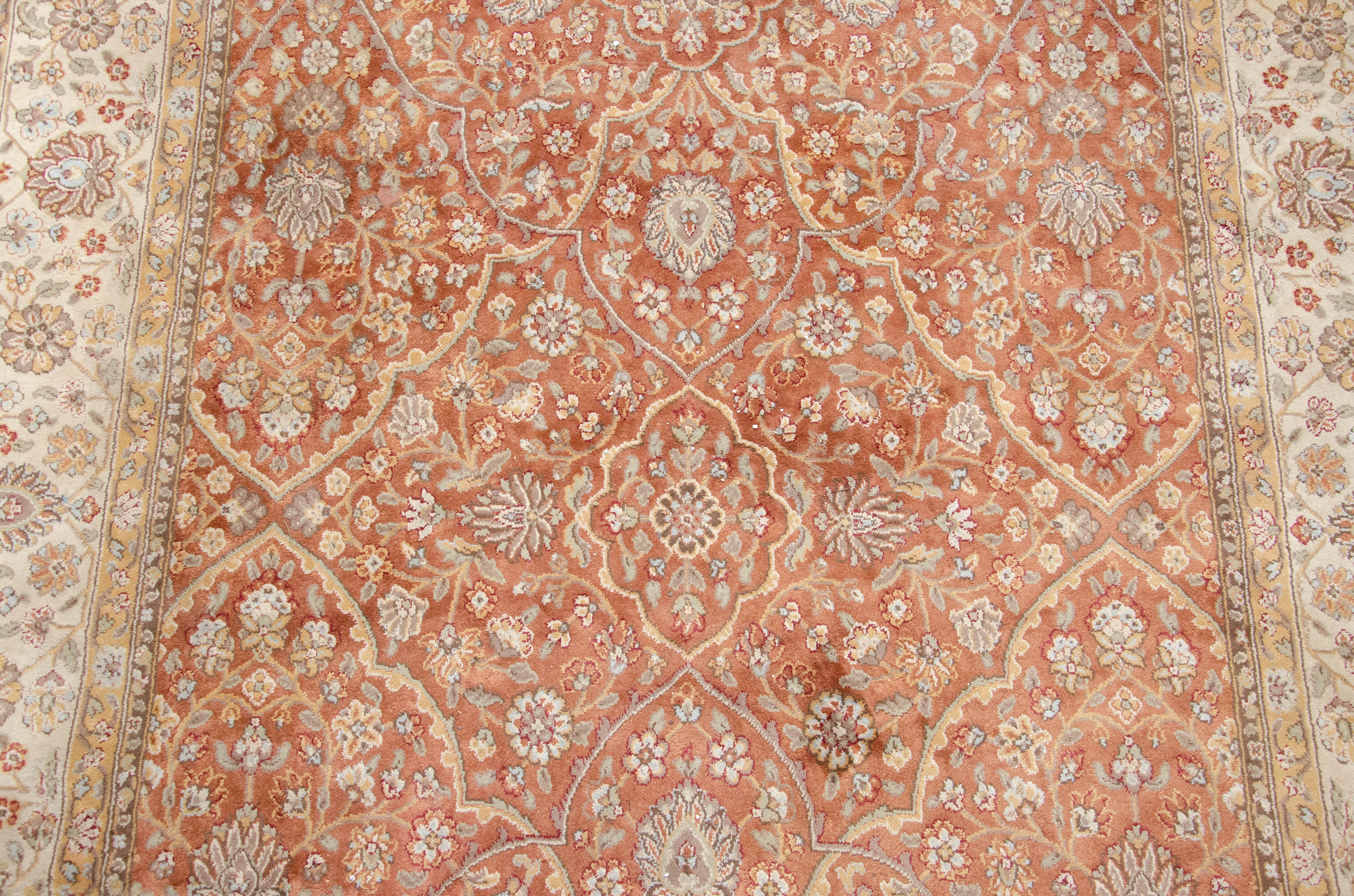 Machine-Made Marcella "Verona" Belgian Artificial Silk Area Rug