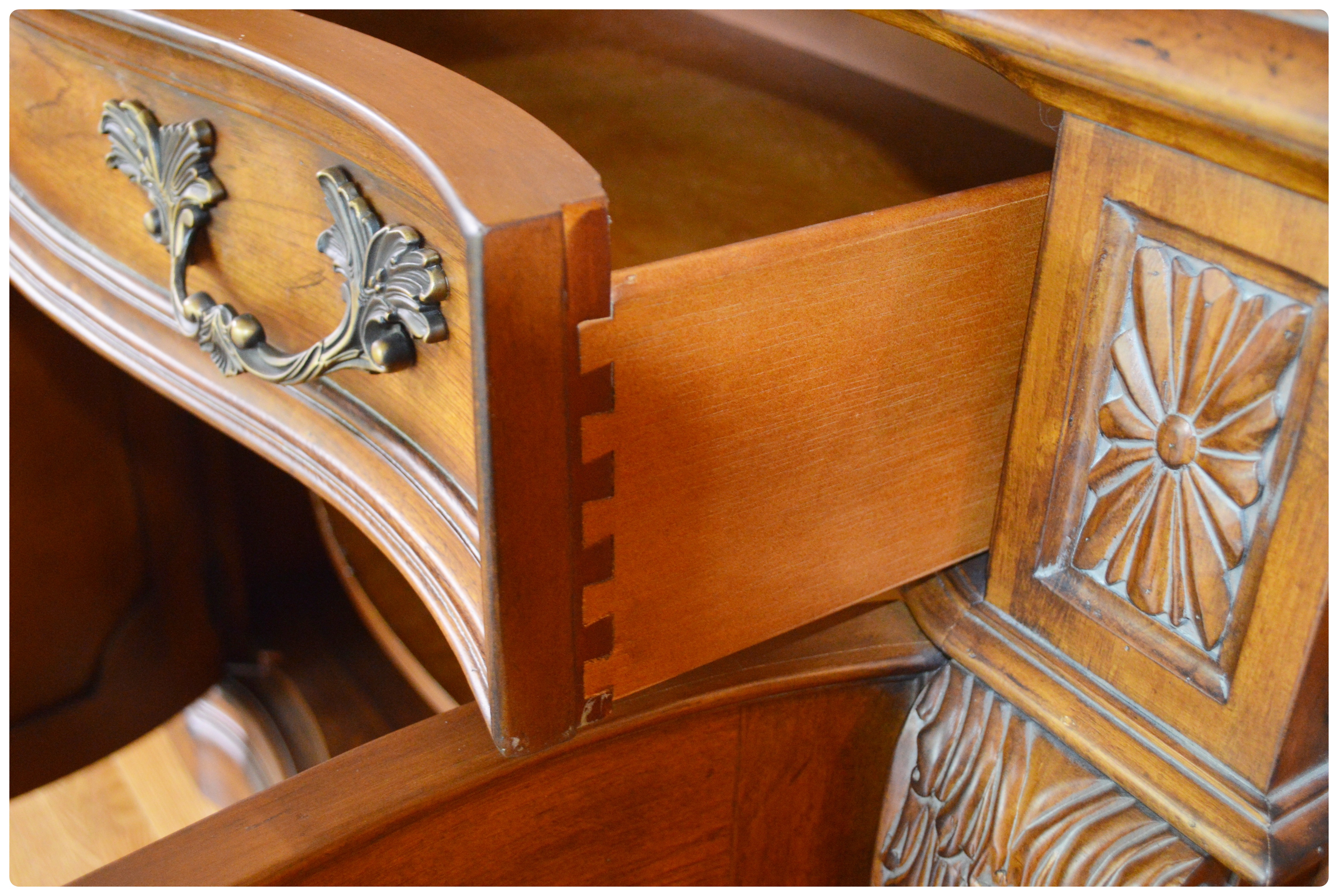 Drexel Heritage "Talavera Tuscan" Illuminated China Cabinet, Contemporary