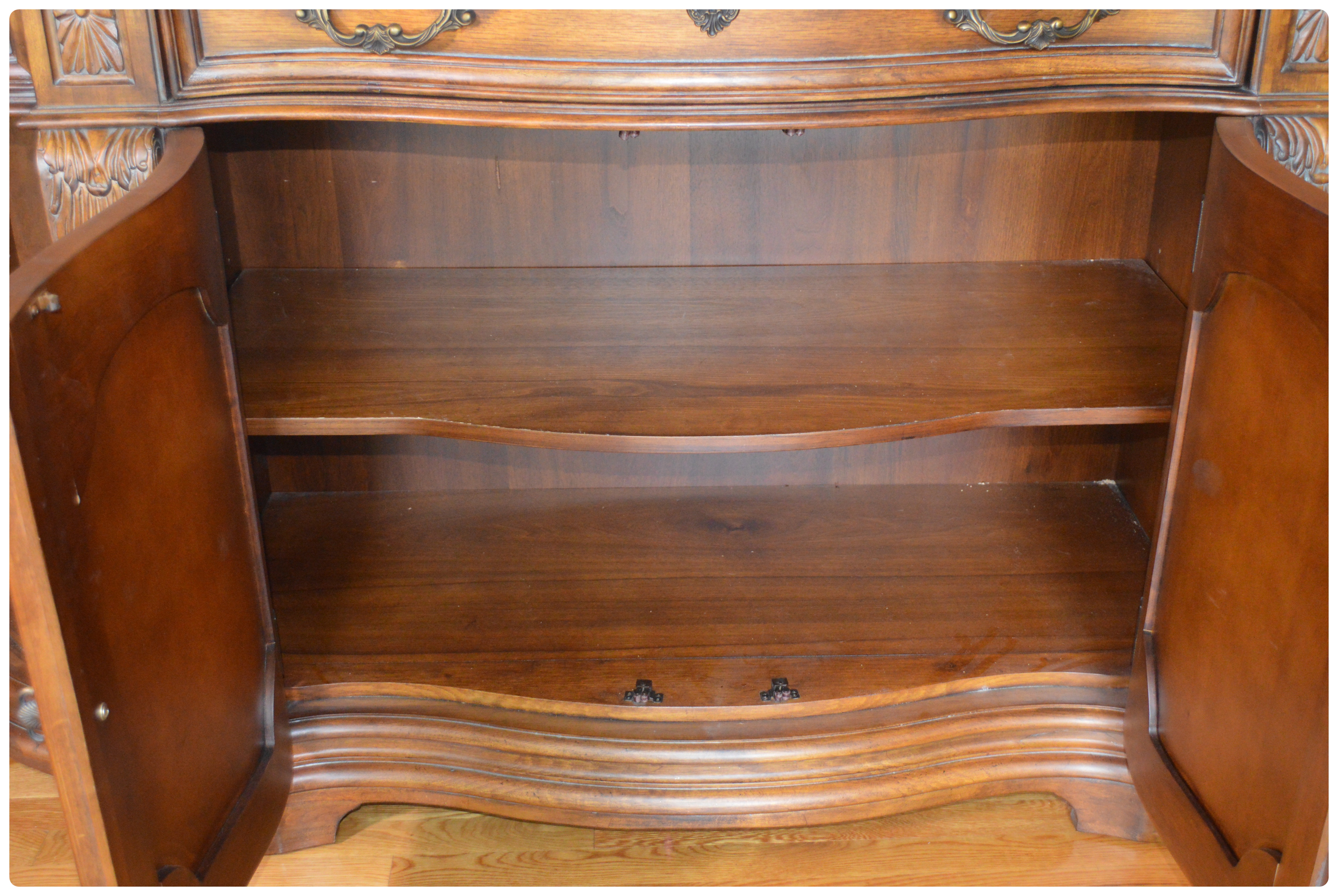 Drexel Heritage "Talavera Tuscan" Illuminated China Cabinet, Contemporary