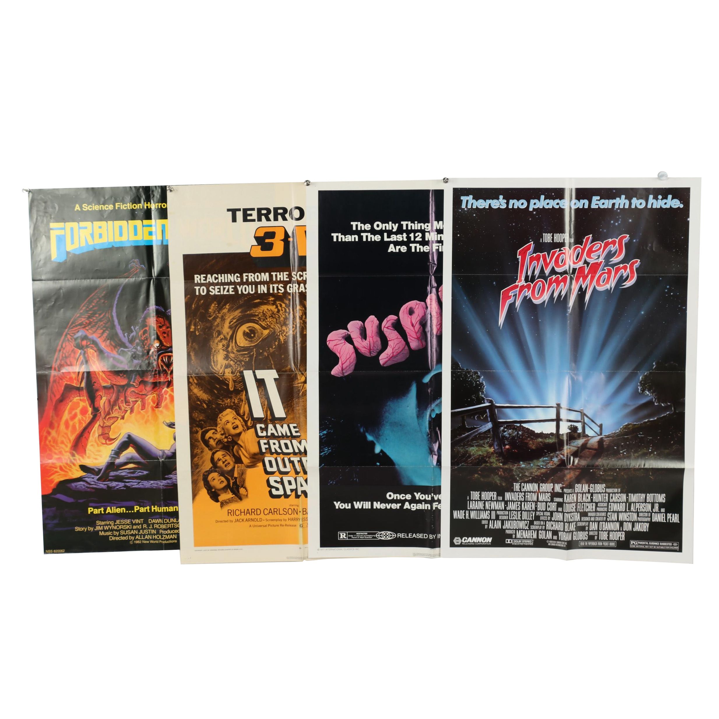 "It Came From Outer Space" and Other Sci-Fi Horror Movie Poster, 1970s - 1980s