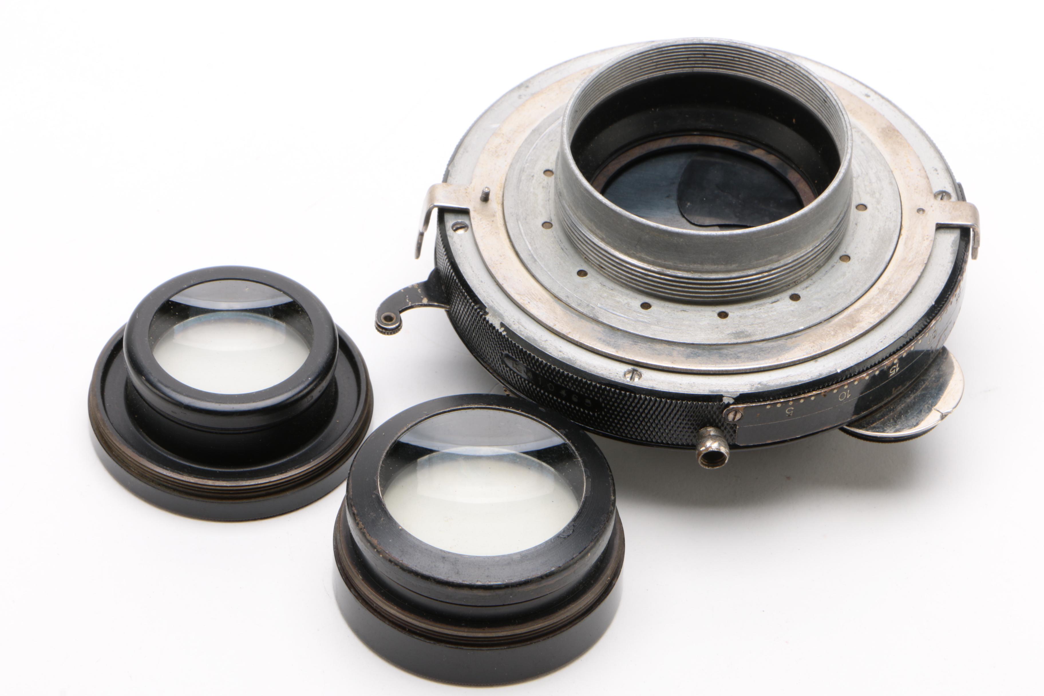 Carl Zeiss Jena Compur Shutter and Protarlinse VII Lenses, Vintage