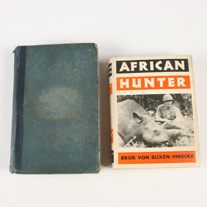 First Editions "African Hunter" and "Exploration and Hunting in Central Africa"