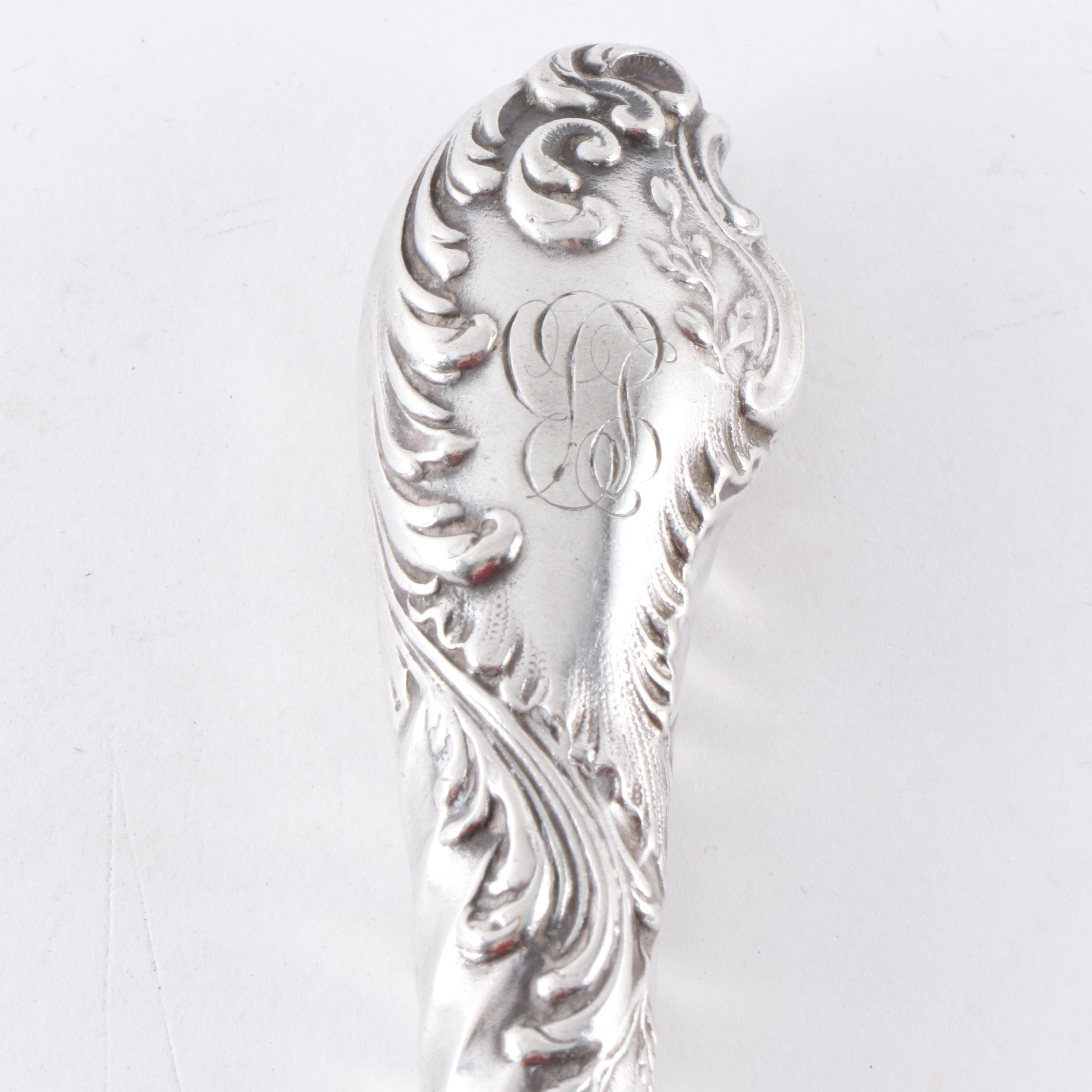 Victorian Era 800 Silver Fish Set, Late 19th Century