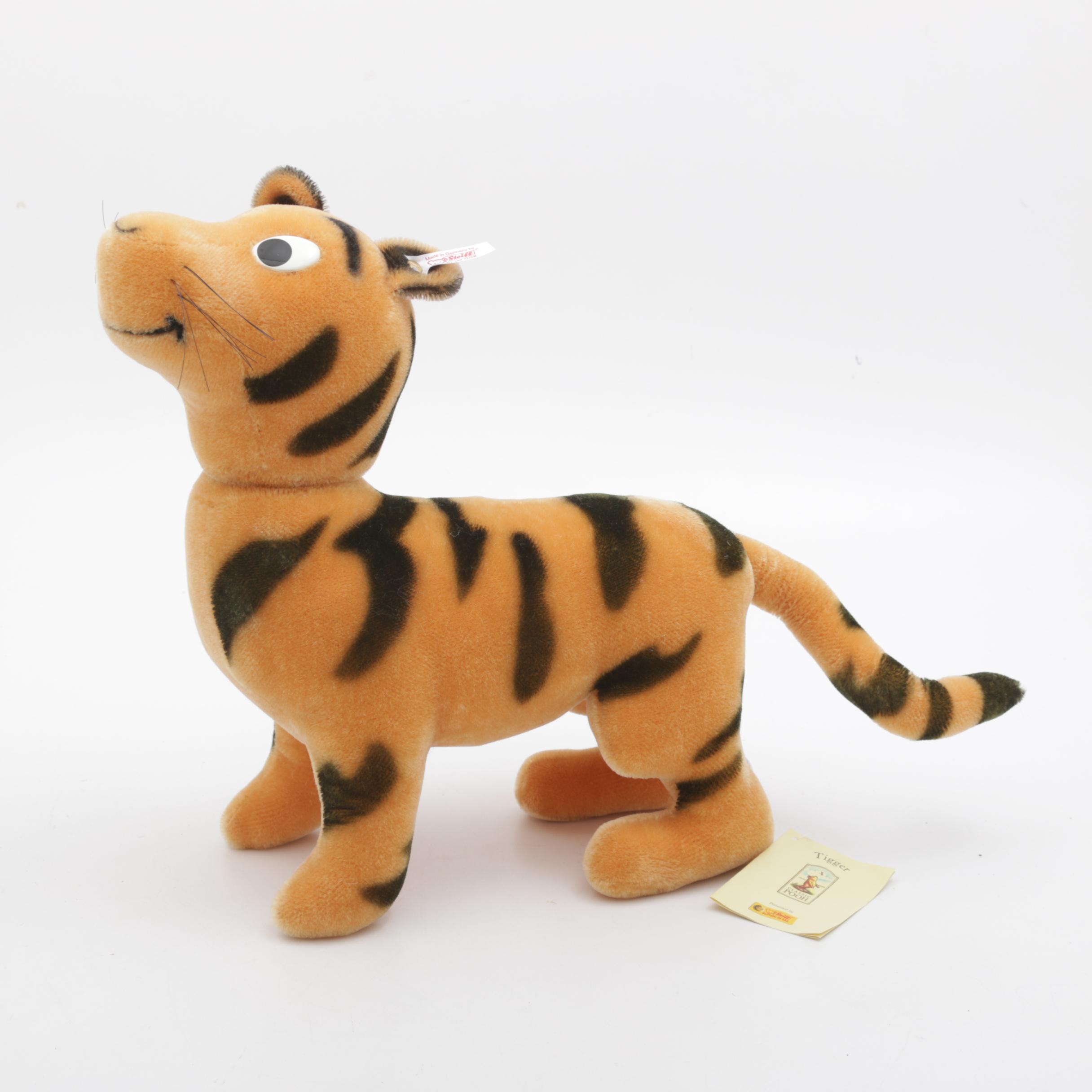 Steiff and Disney Collaboration "Tigger" Limited Edition Stuffed Toy