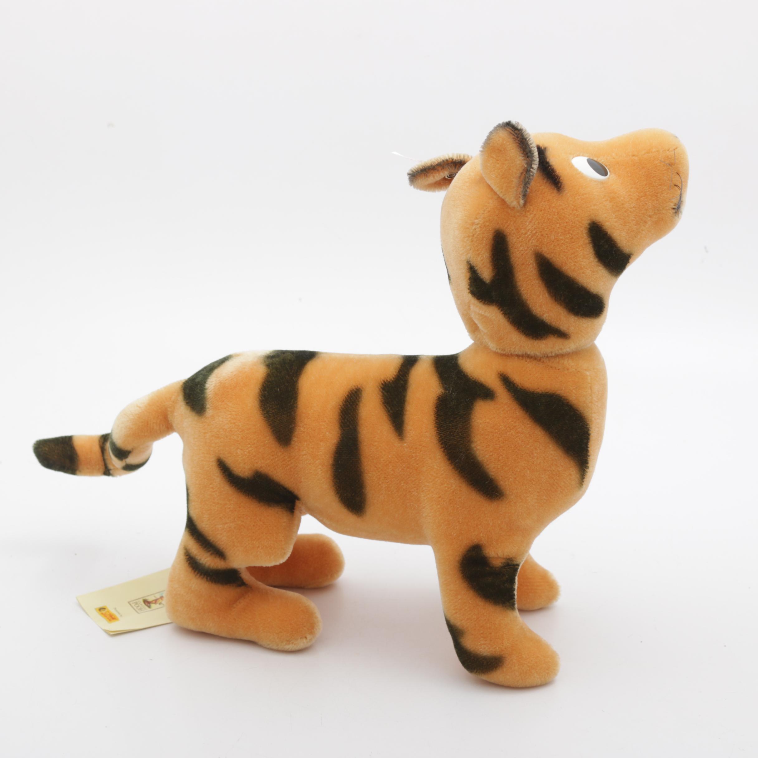 Steiff and Disney Collaboration "Tigger" Limited Edition Stuffed Toy