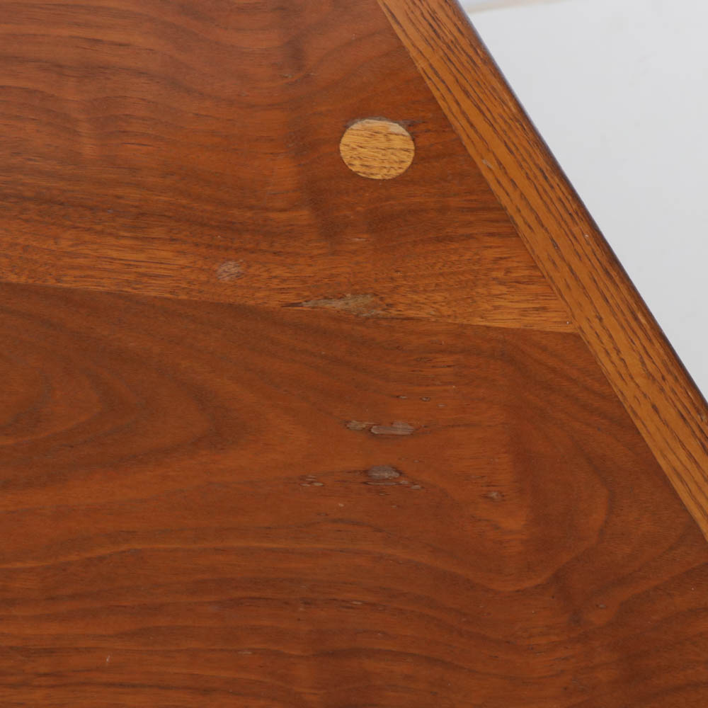 Lane Tiered Triangle Side Table, Mid-Century