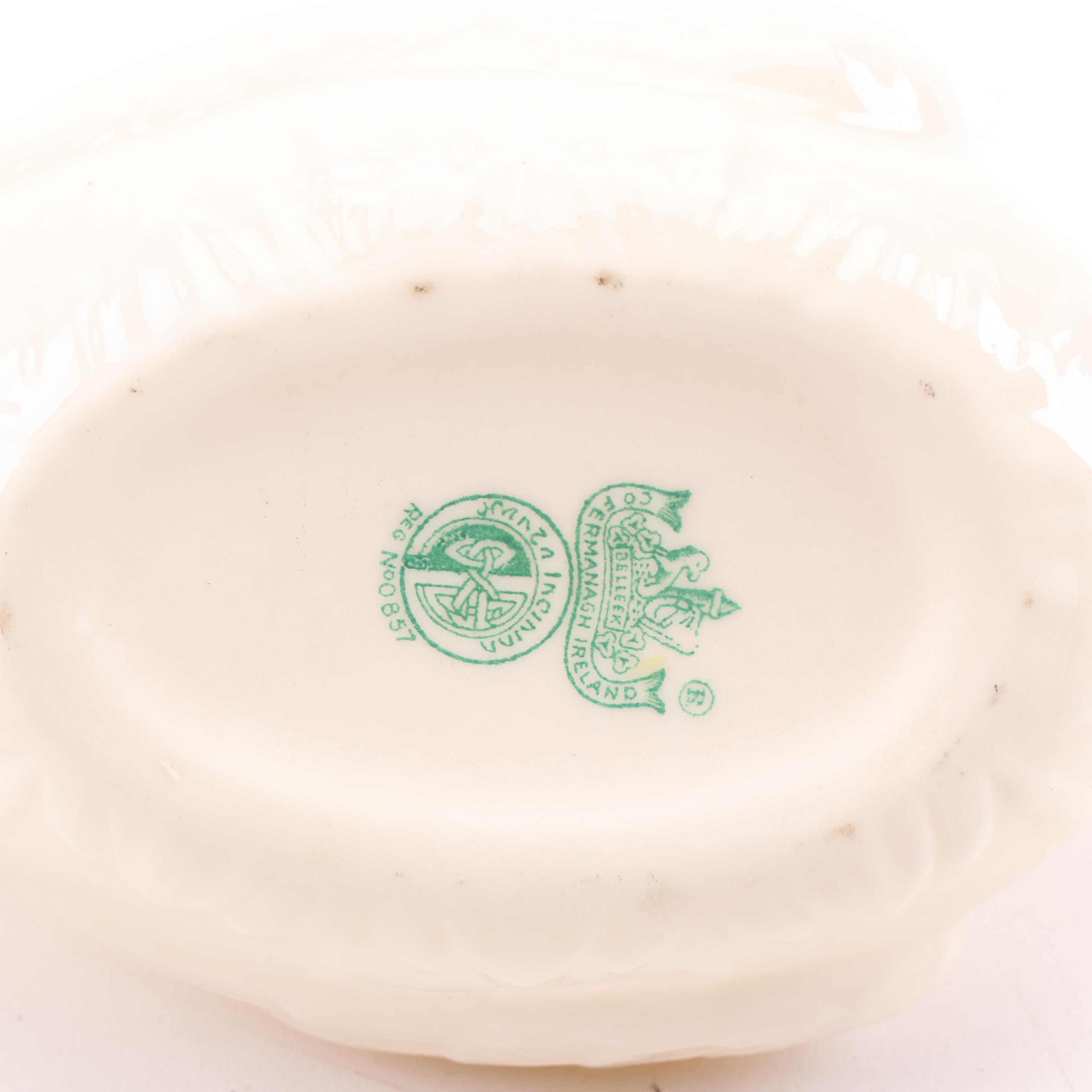 Belleek Porcelain Swan Figurines