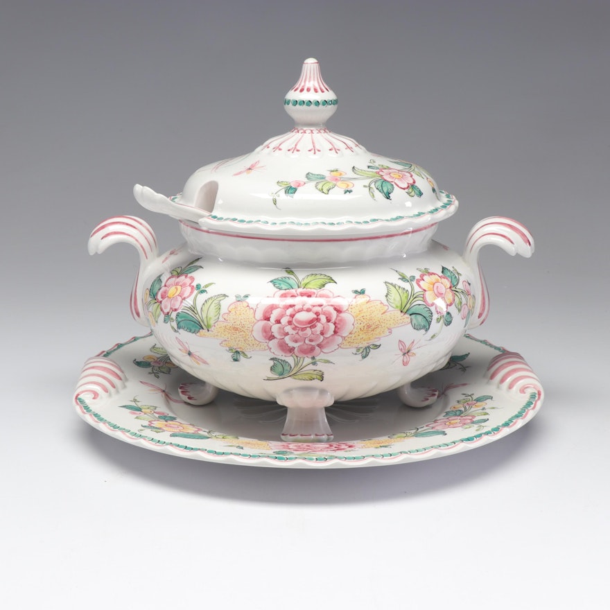 Anfora Agueda Portuguese Hand-Painted Portuguese Tureen