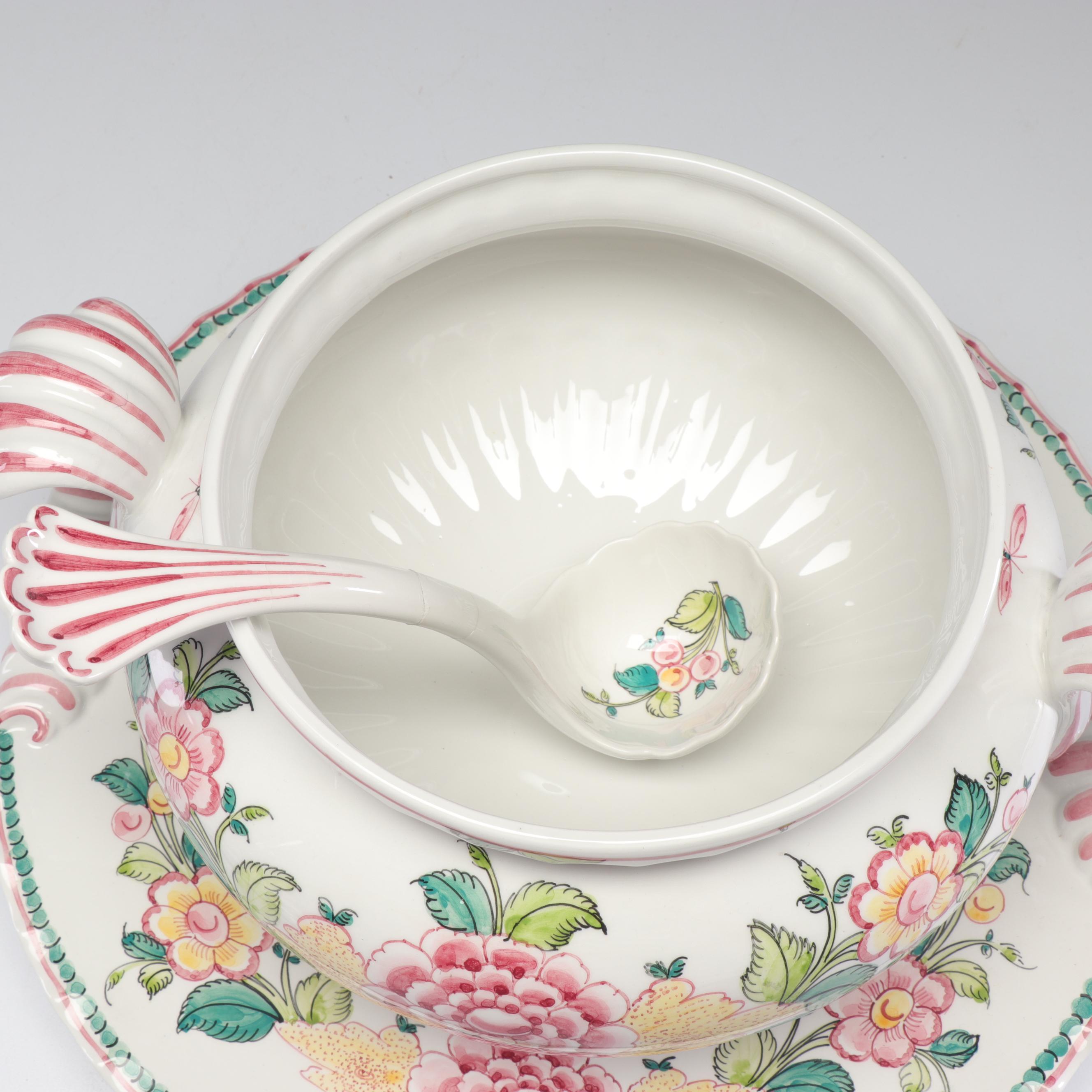 Anfora Agueda Portuguese Hand-Painted Portuguese Tureen