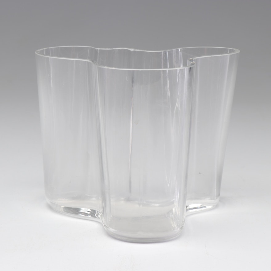 Alvar Aalto Crystal Vase