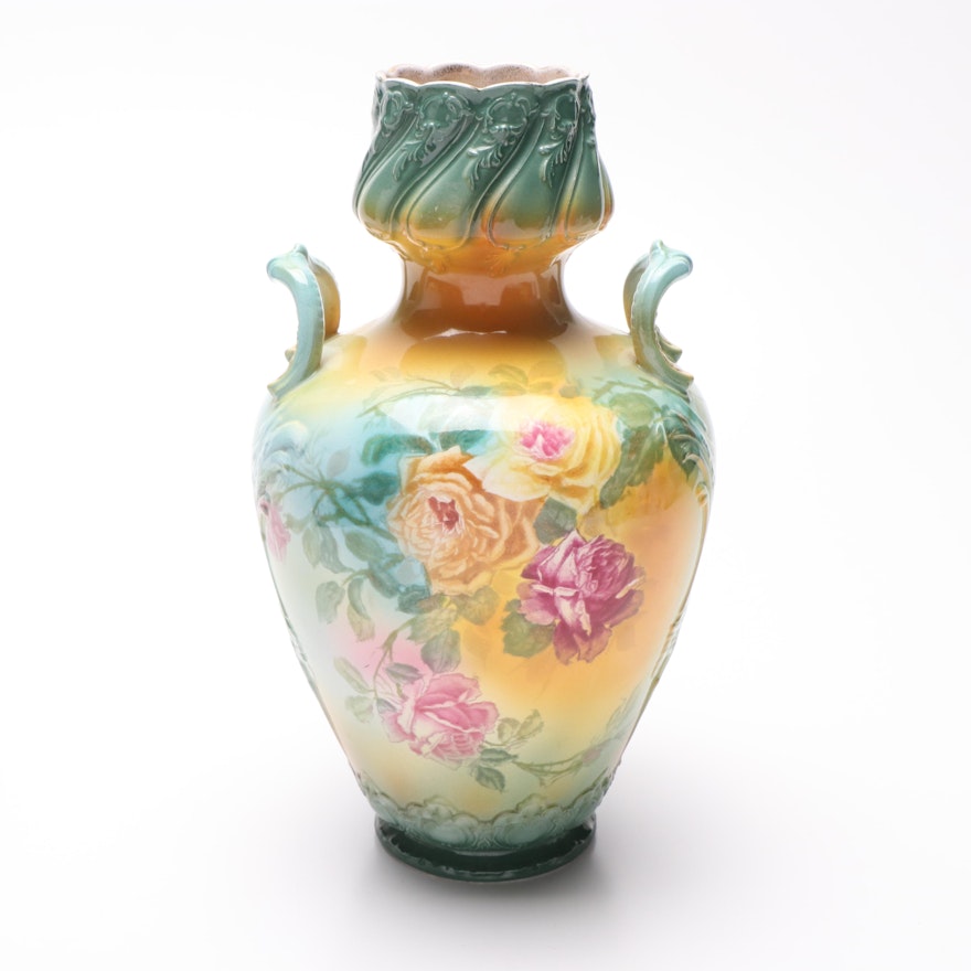 Royal Bonn Porcelain Vase by Franz Anton Mehlem