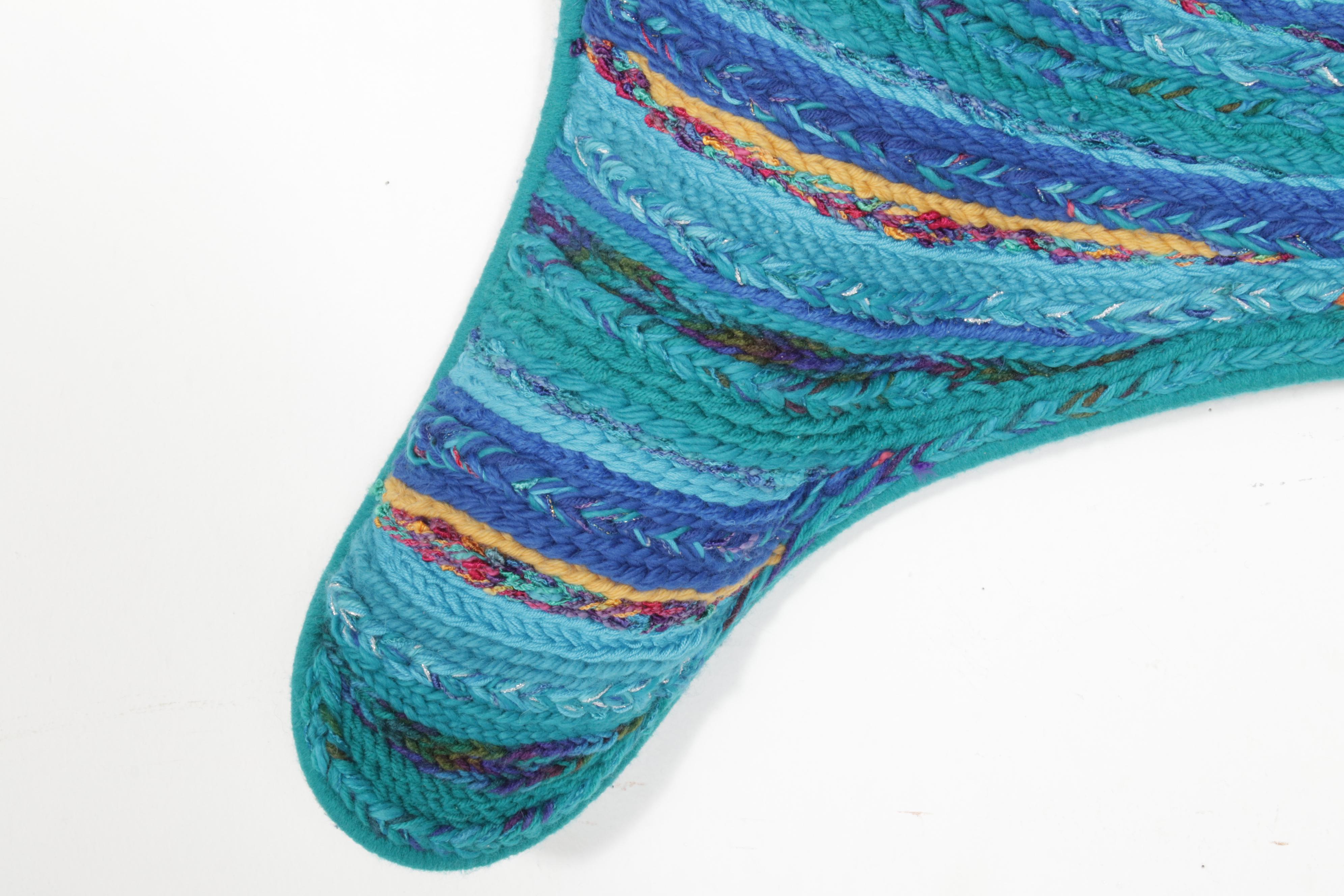 Fowler & Thelen Studio Abstract Woven Fiber Wall Sculpture