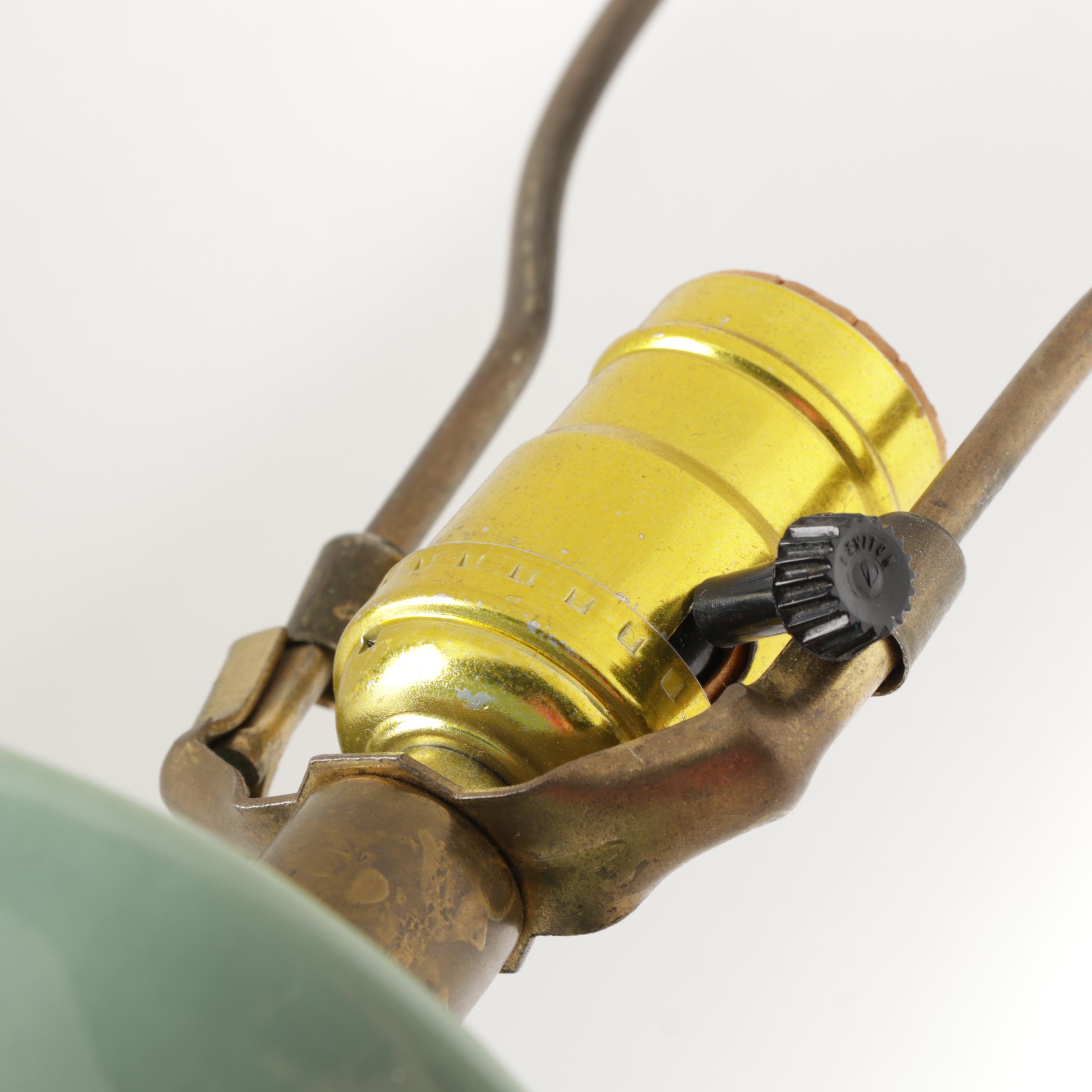 Royal Haeger Ceramic Table Lamp with Elegant Interiors Shade