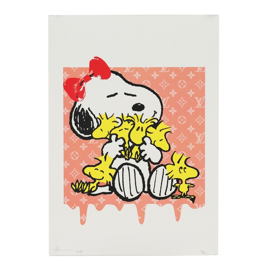 Death NYC Graphic Print of Snoopy