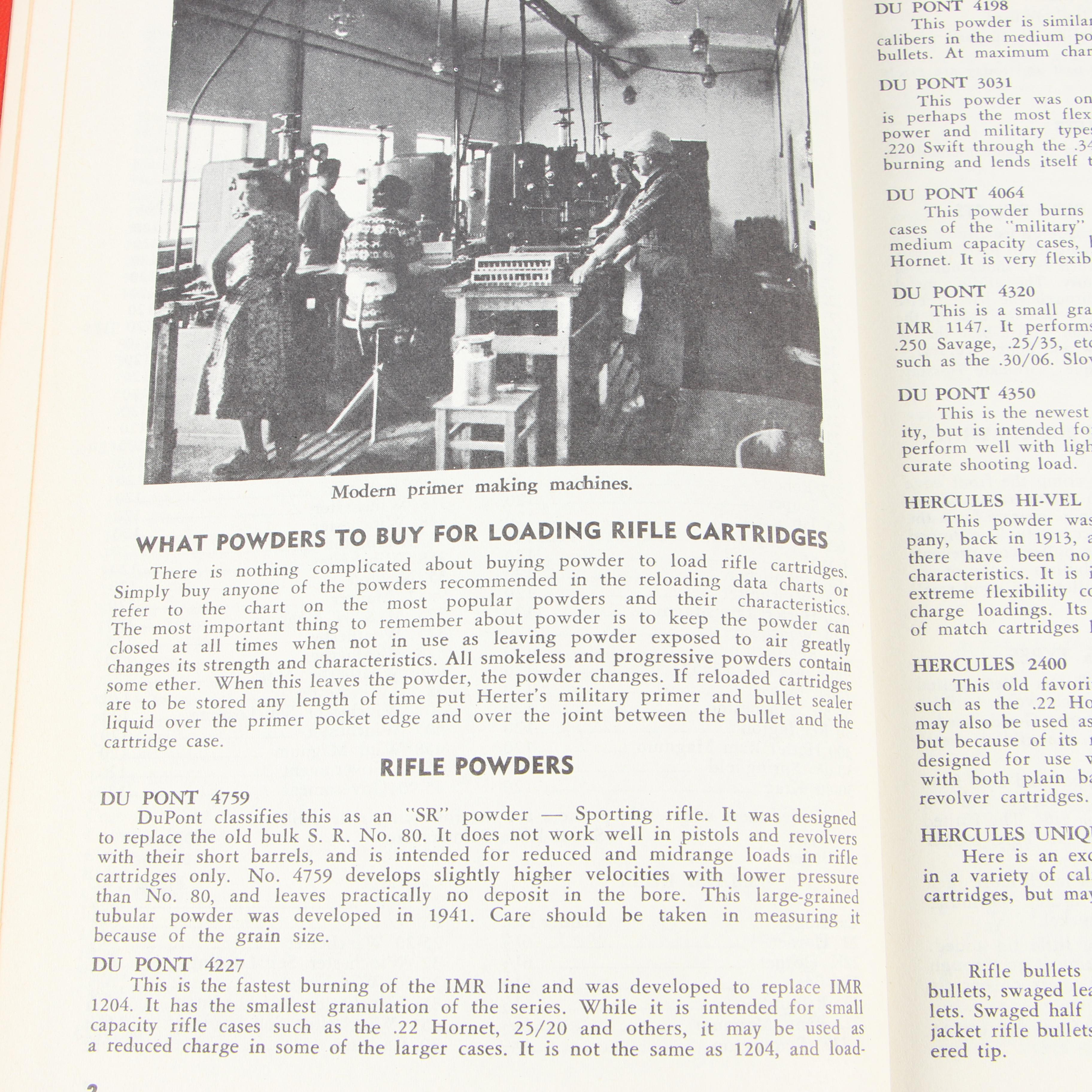 1963 "Cartridge Headstamp Guide" and "Professional Loading and Reloading Data"