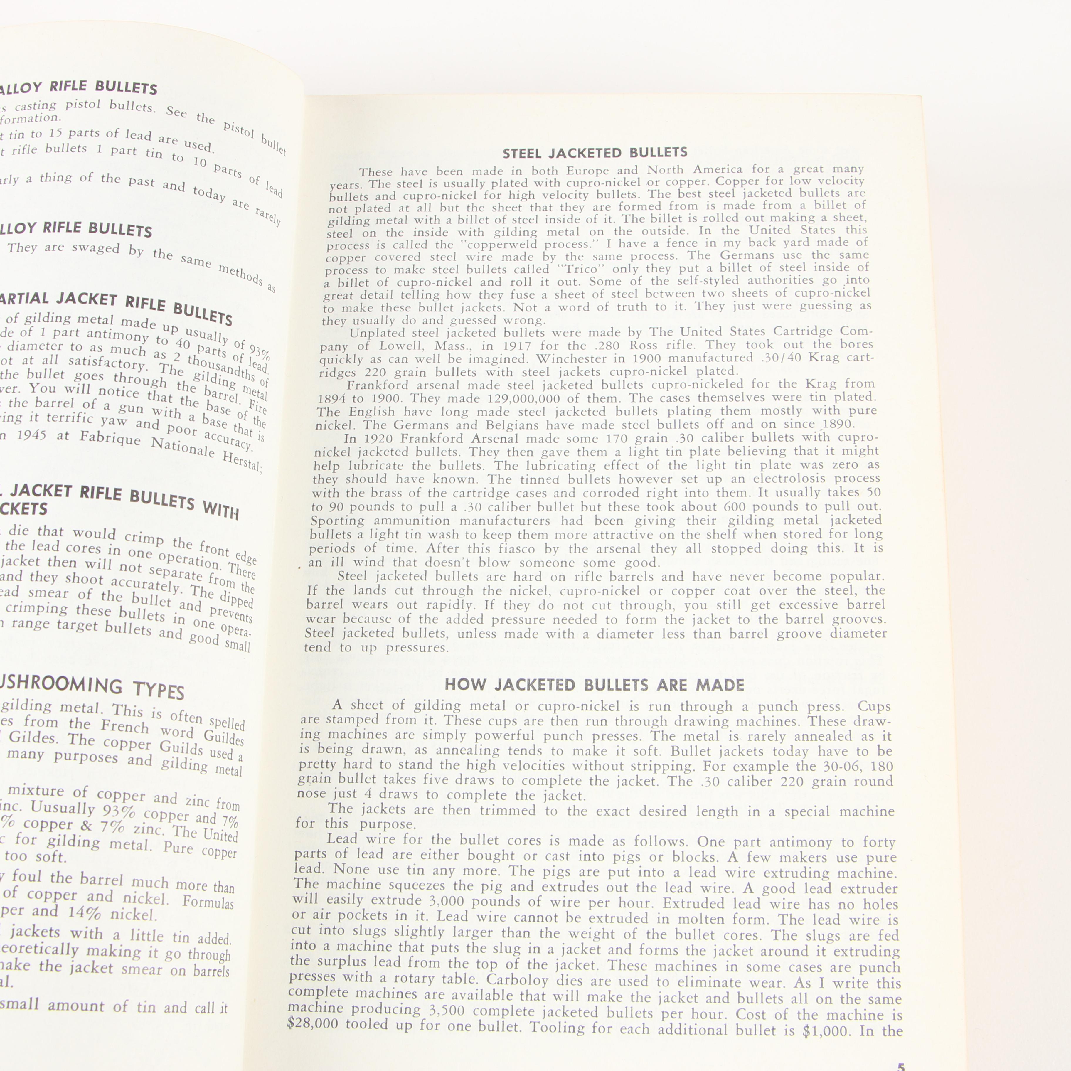 1963 "Cartridge Headstamp Guide" and "Professional Loading and Reloading Data"