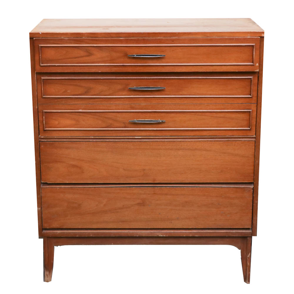 Mid Century Modern Dixie Furniture Chest of Drawers
