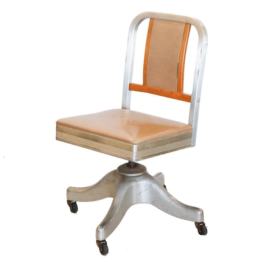 Shaw-Walker Office Chair, Mid-20th Century