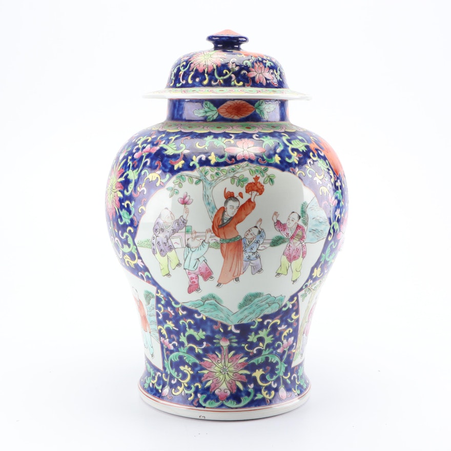 Chinese Ceramic Ginger Jar