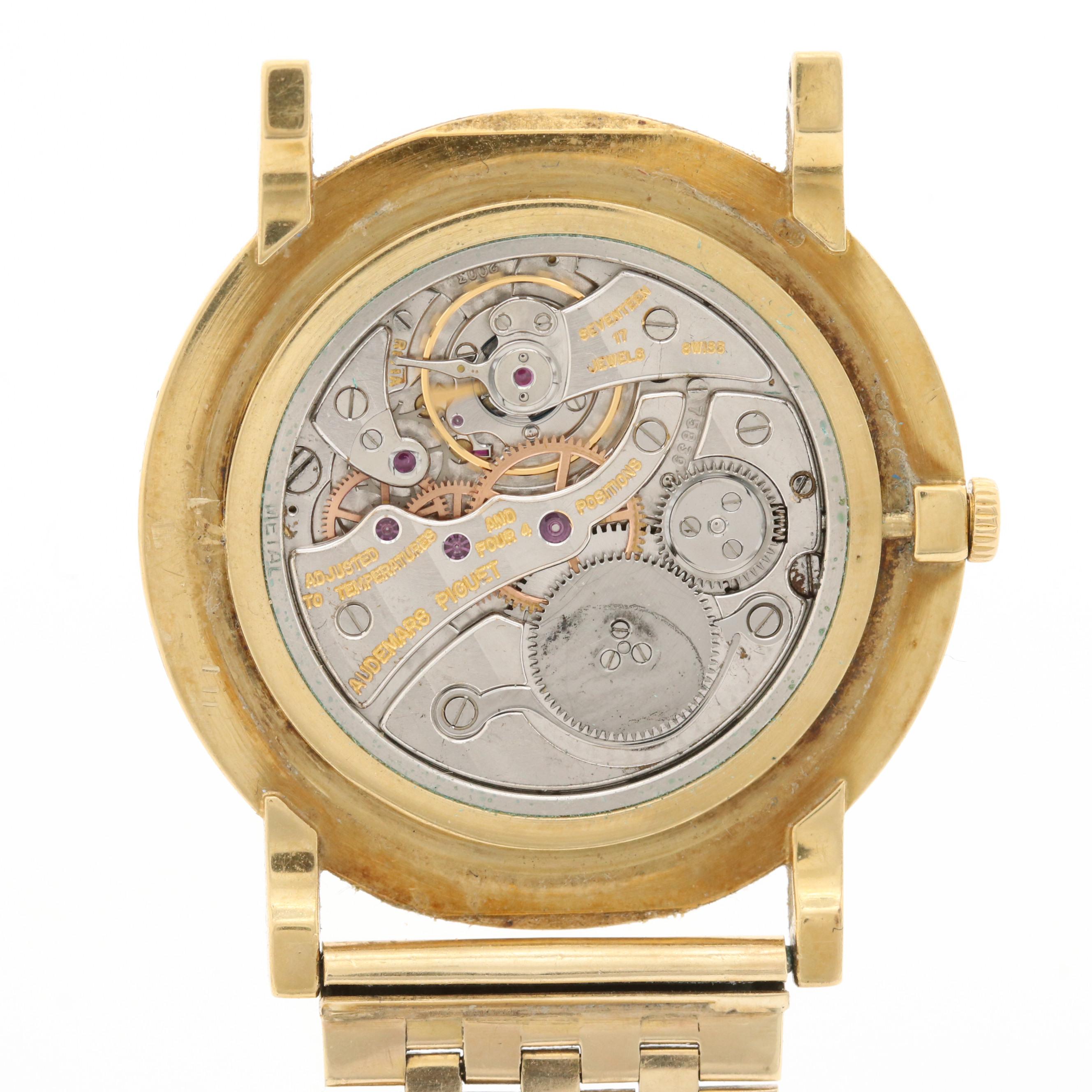 Audemars - Piguet Slim 18K and 14K Yellow Gold Watch