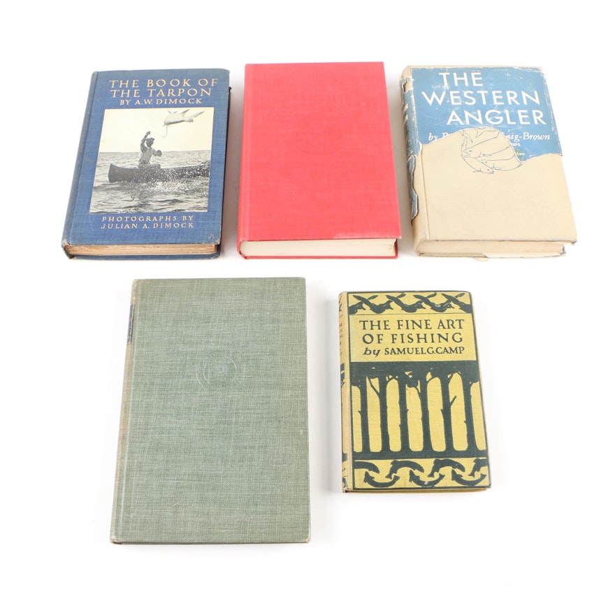 First Edition "The Book of the Tarpon" with Other Fishing Books
